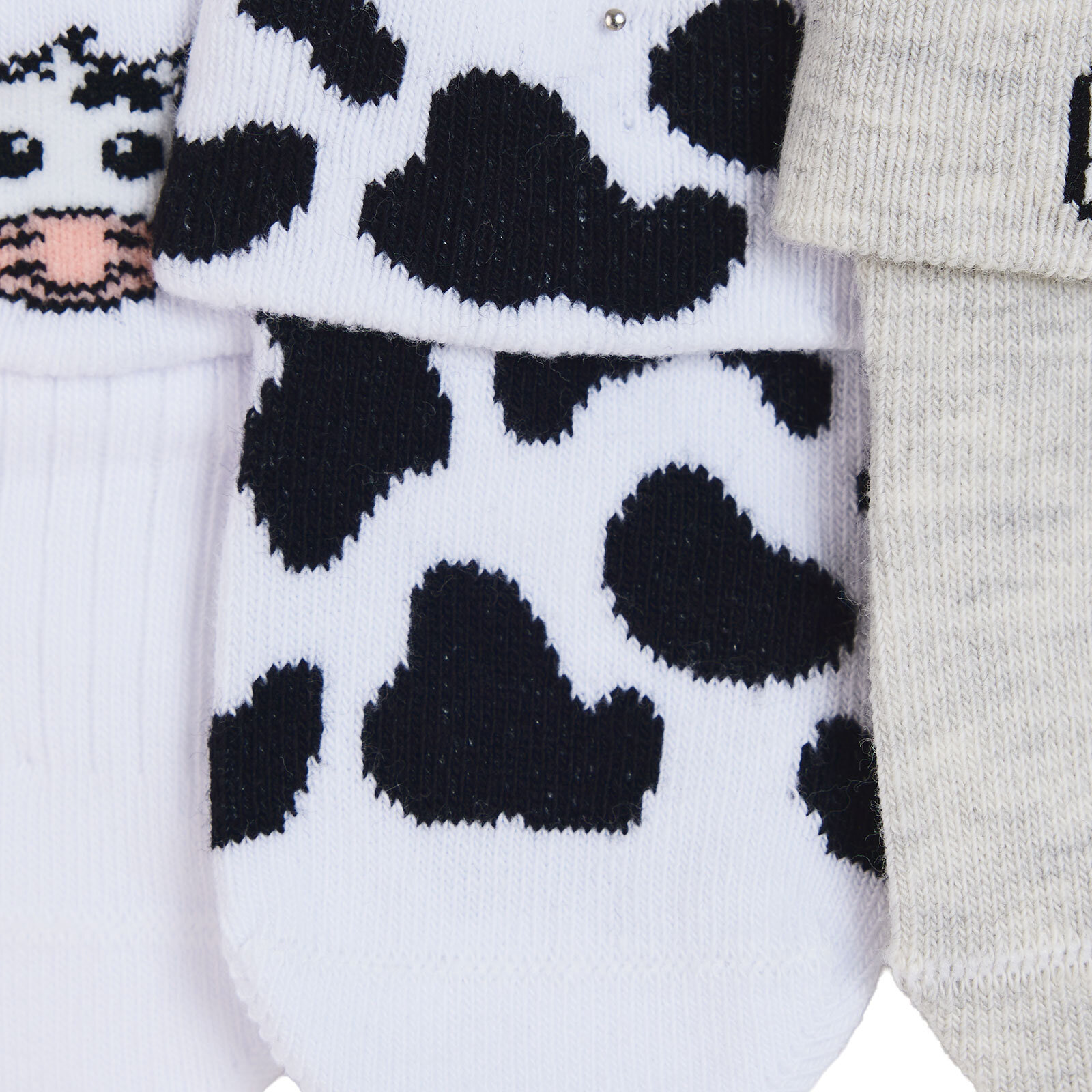 Erkek Bebek 3lü Kıvrık Çorap