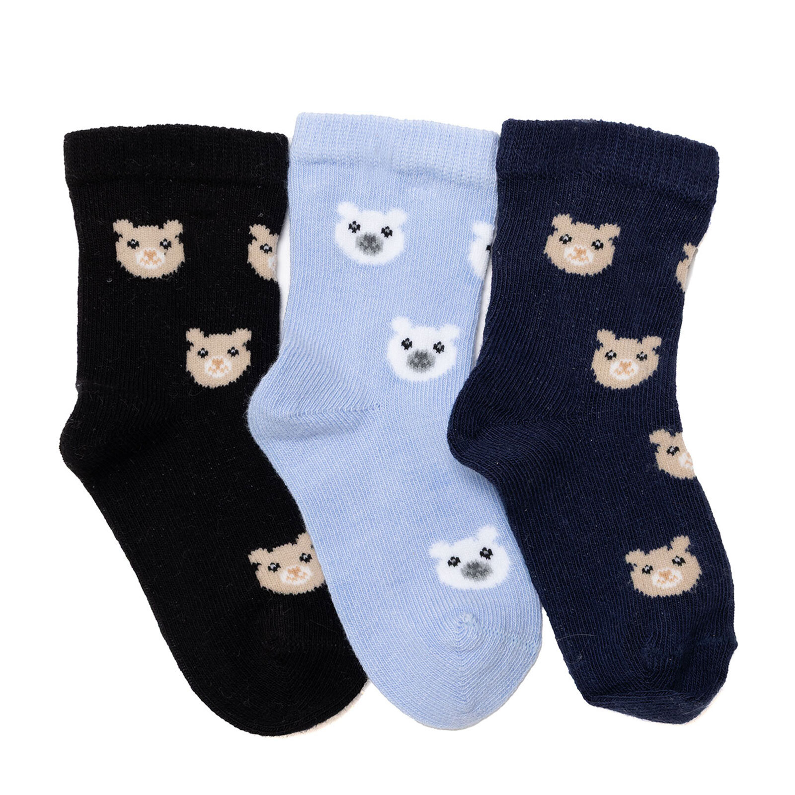 Erkek Bebek 3lü Soket Çorap Erkek Bebek 3lü Soket Çorap