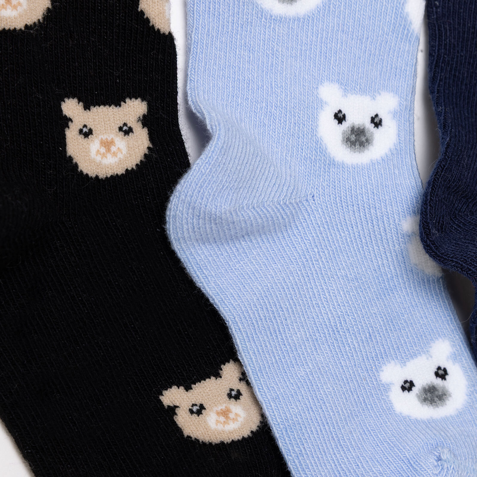 Erkek Bebek 3lü Soket Çorap Erkek Bebek 3lü Soket Çorap