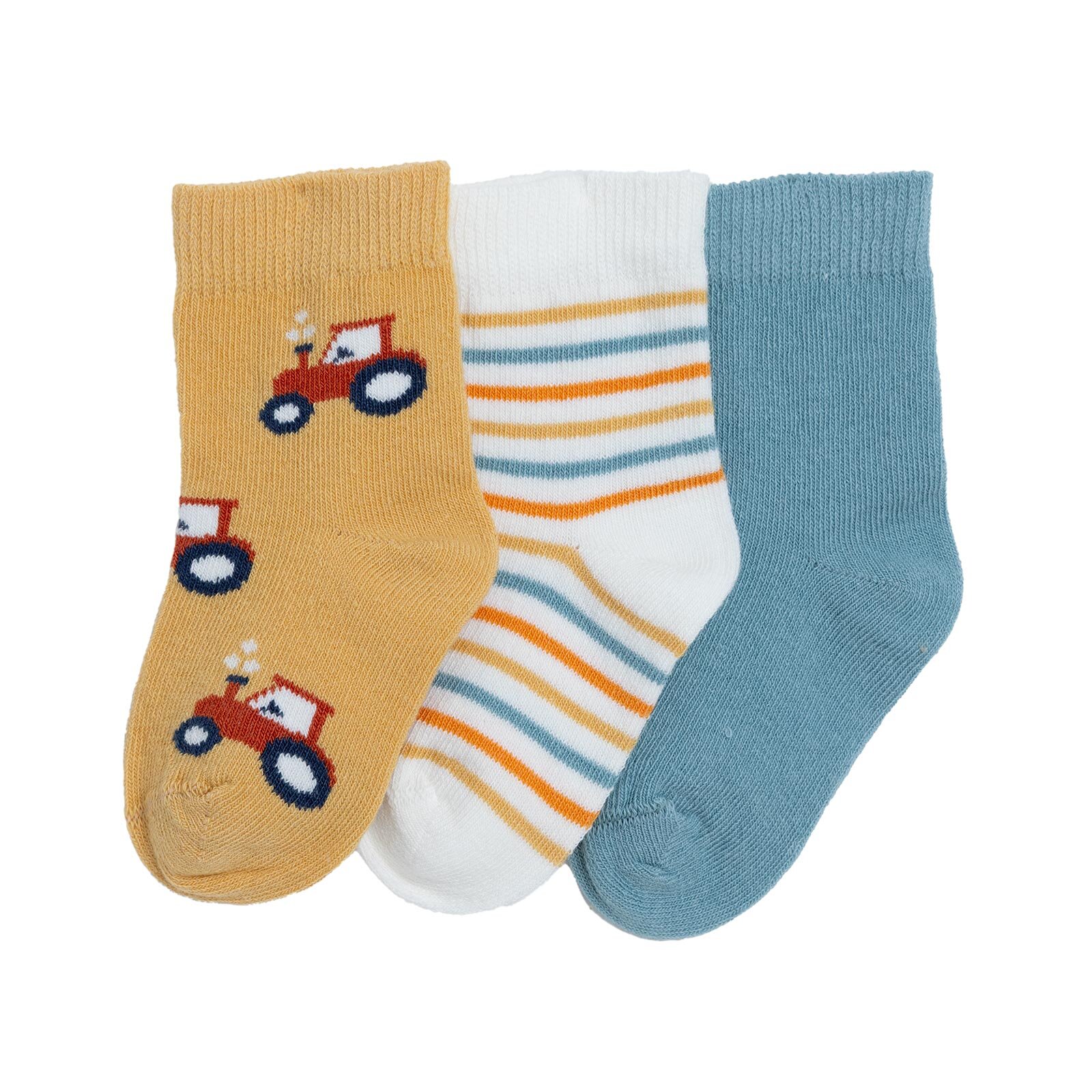 Erkek Bebek 3lü Soket Çorap