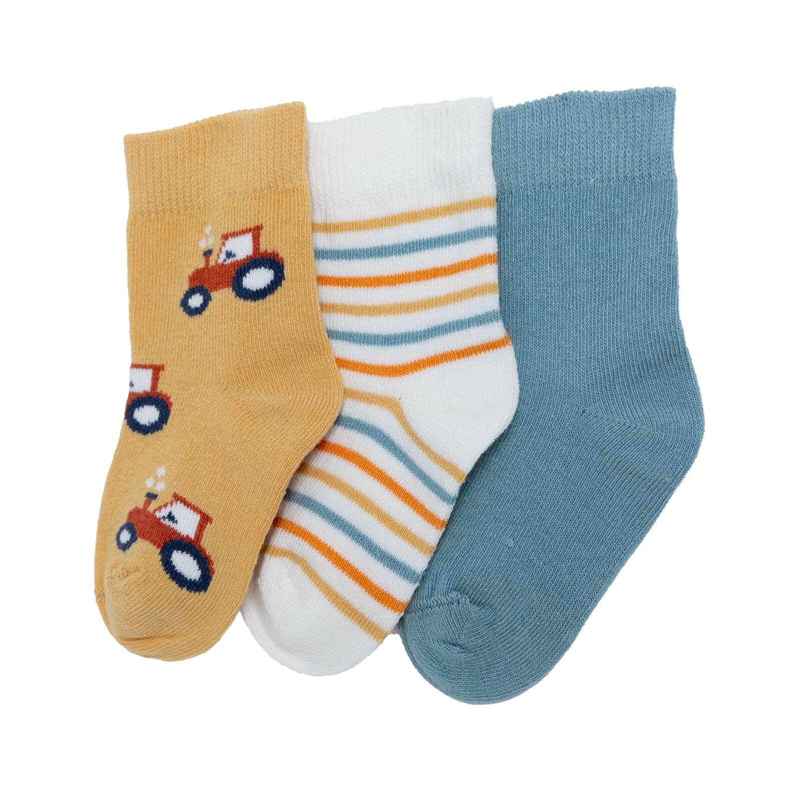 Erkek Bebek 3lü Soket Çorap