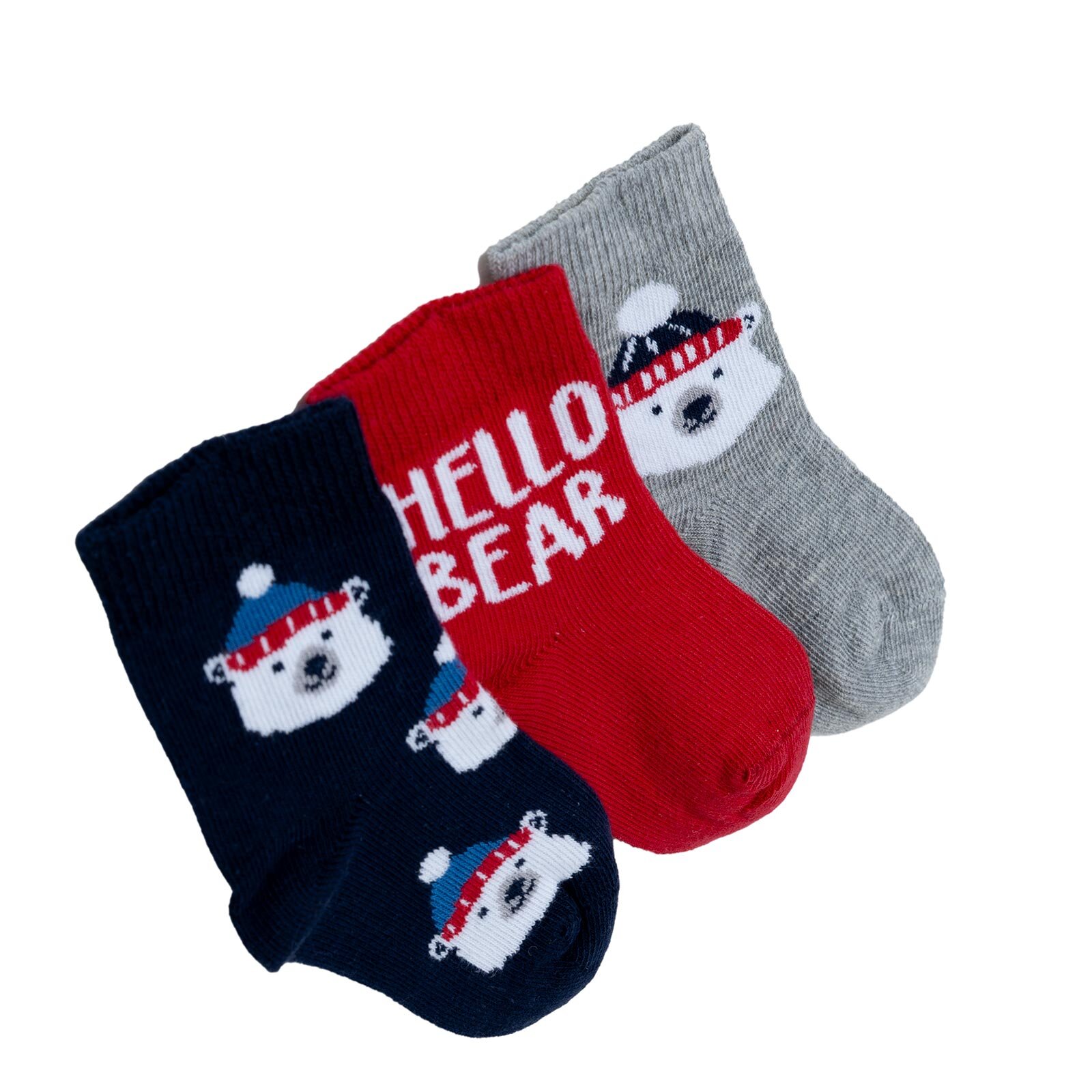 Erkek Bebek 3lü Soket Çorap