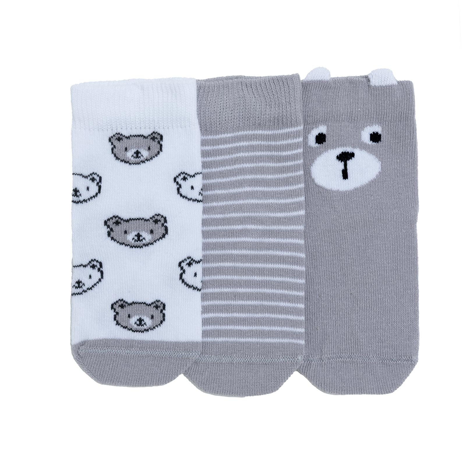 Erkek Bebek 3lü Soket Çorap