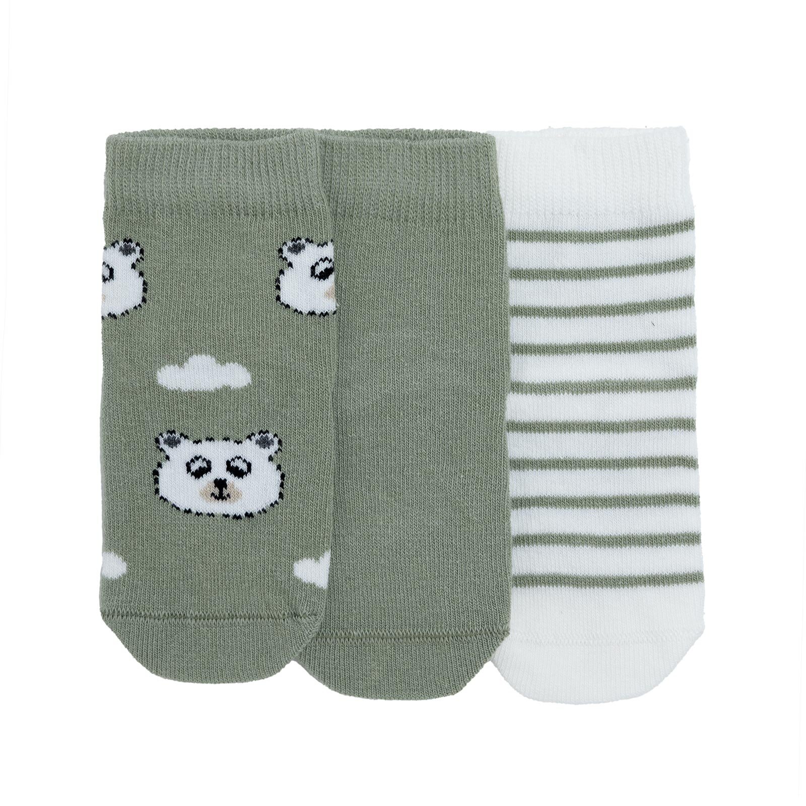 Erkek Bebek 3lü Soket Çorap Erkek Bebek 3lü Soket Çorap