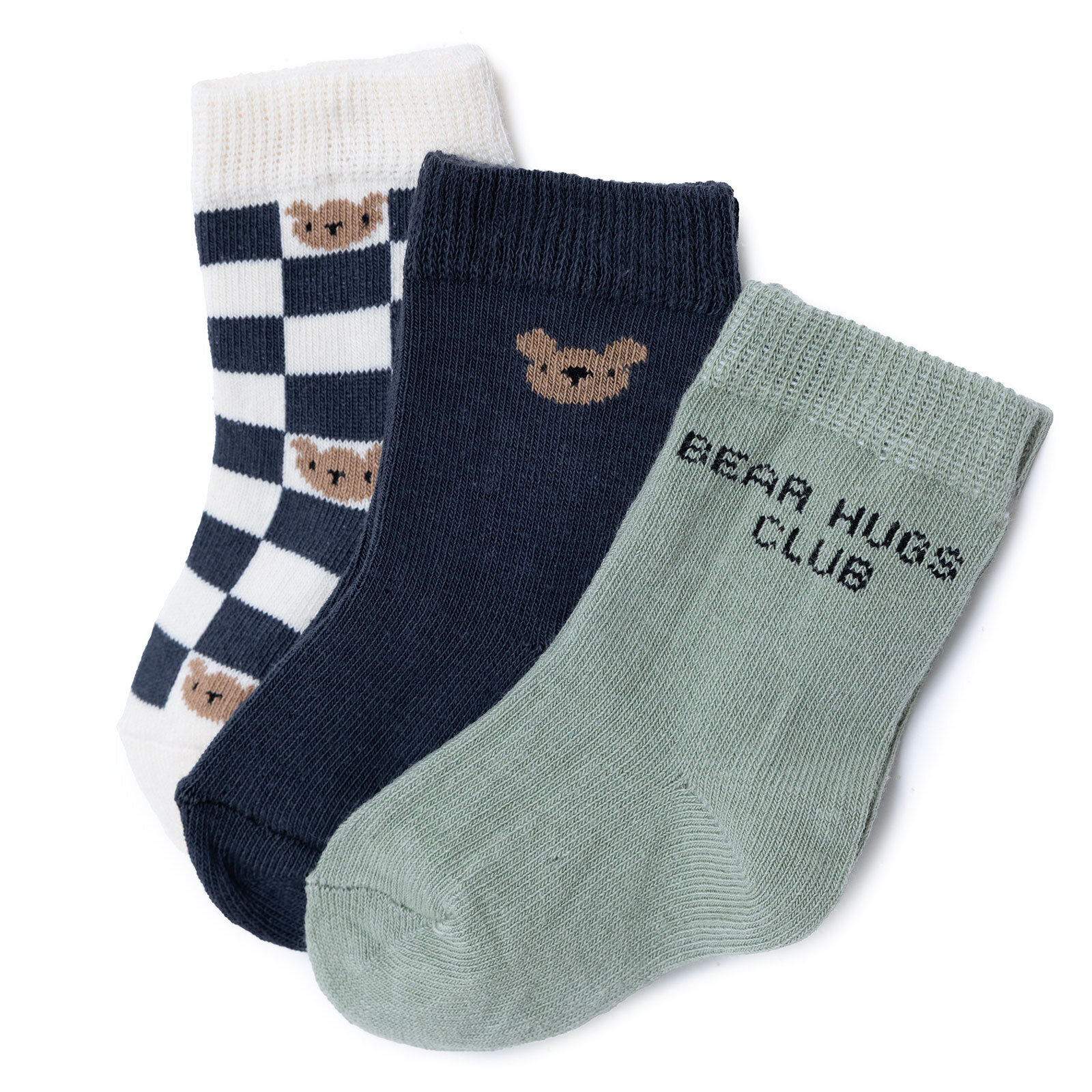 Erkek Bebek 3lü Soket Çorap