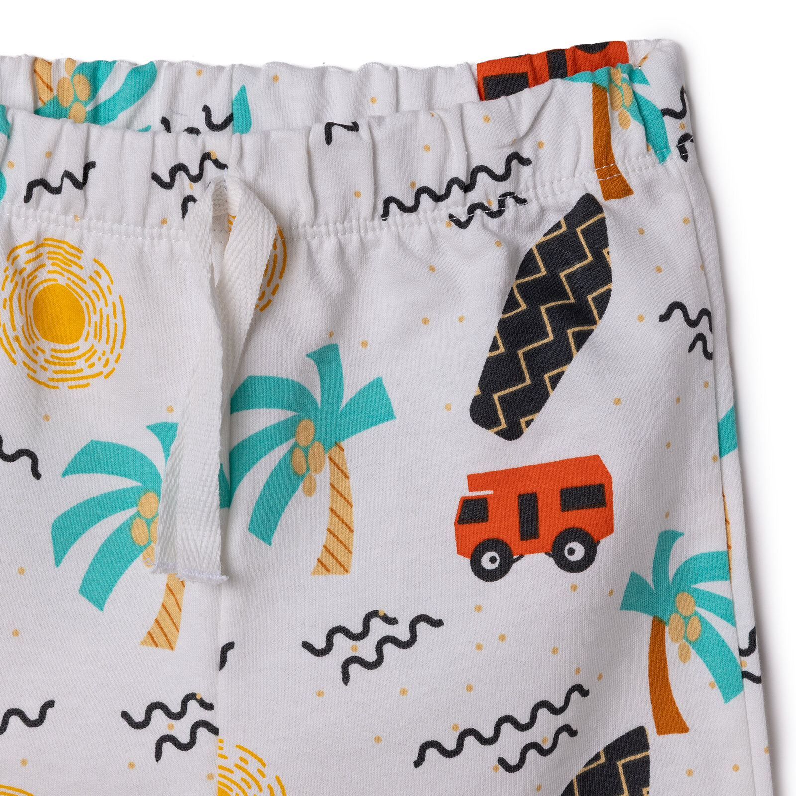 Erkek Bebek Atlet-Şort Bisiklet Yaka Atlet Kol Reçme Paça