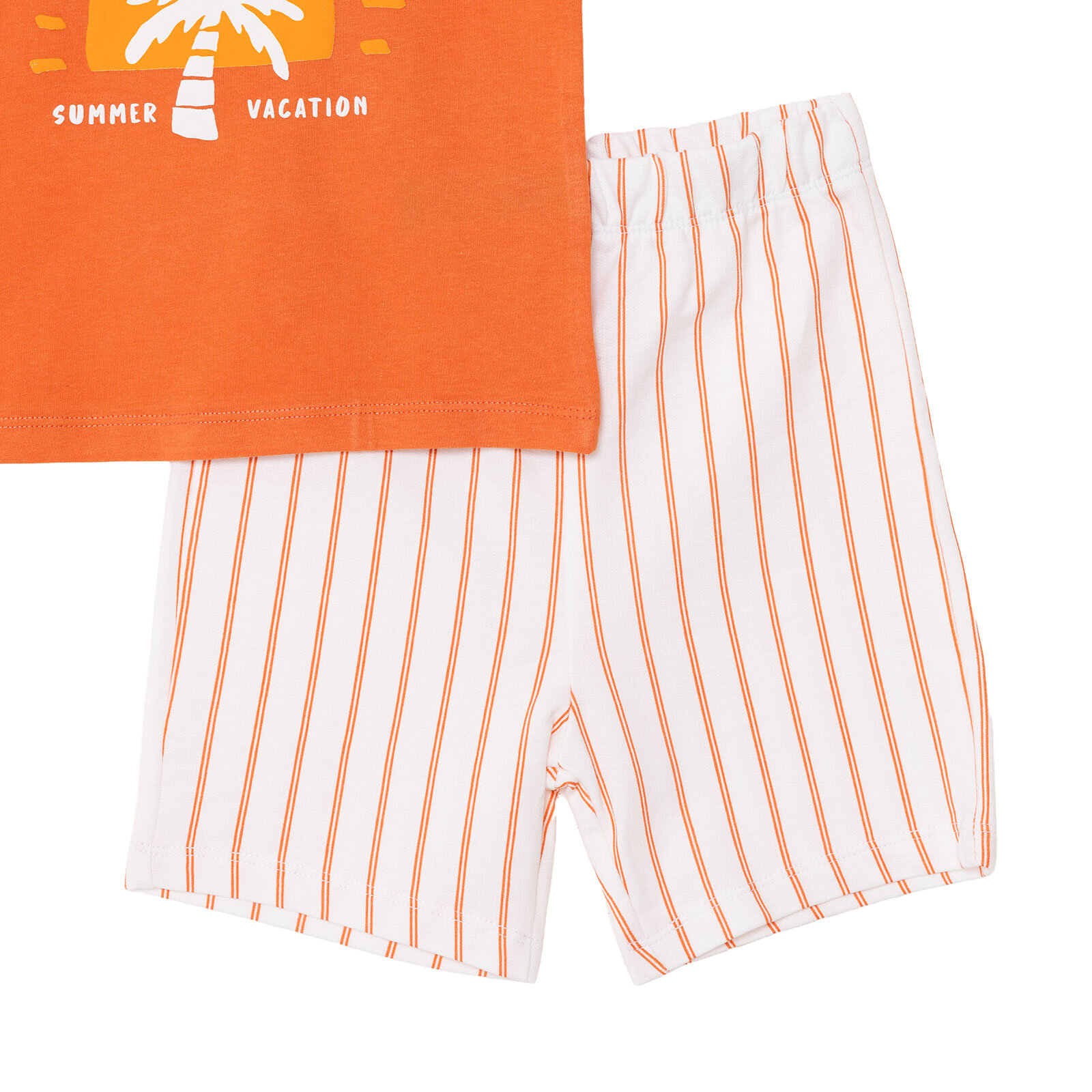 Erkek Bebek Atlet-Şort Süprem Bisiklet Yaka Atlet Kol Reçme Paça