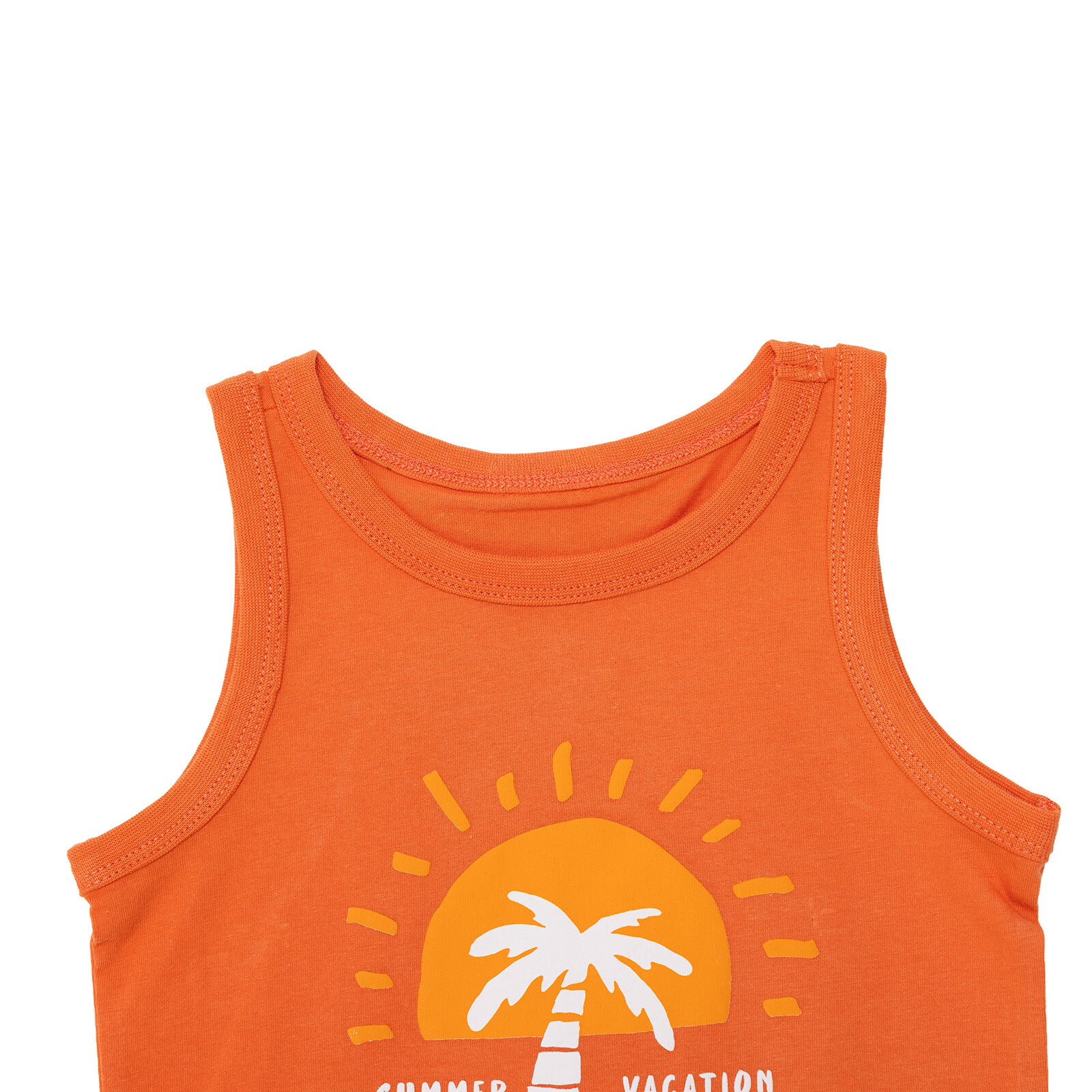 Erkek Bebek Atlet-Şort Süprem Bisiklet Yaka Atlet Kol Reçme Paça