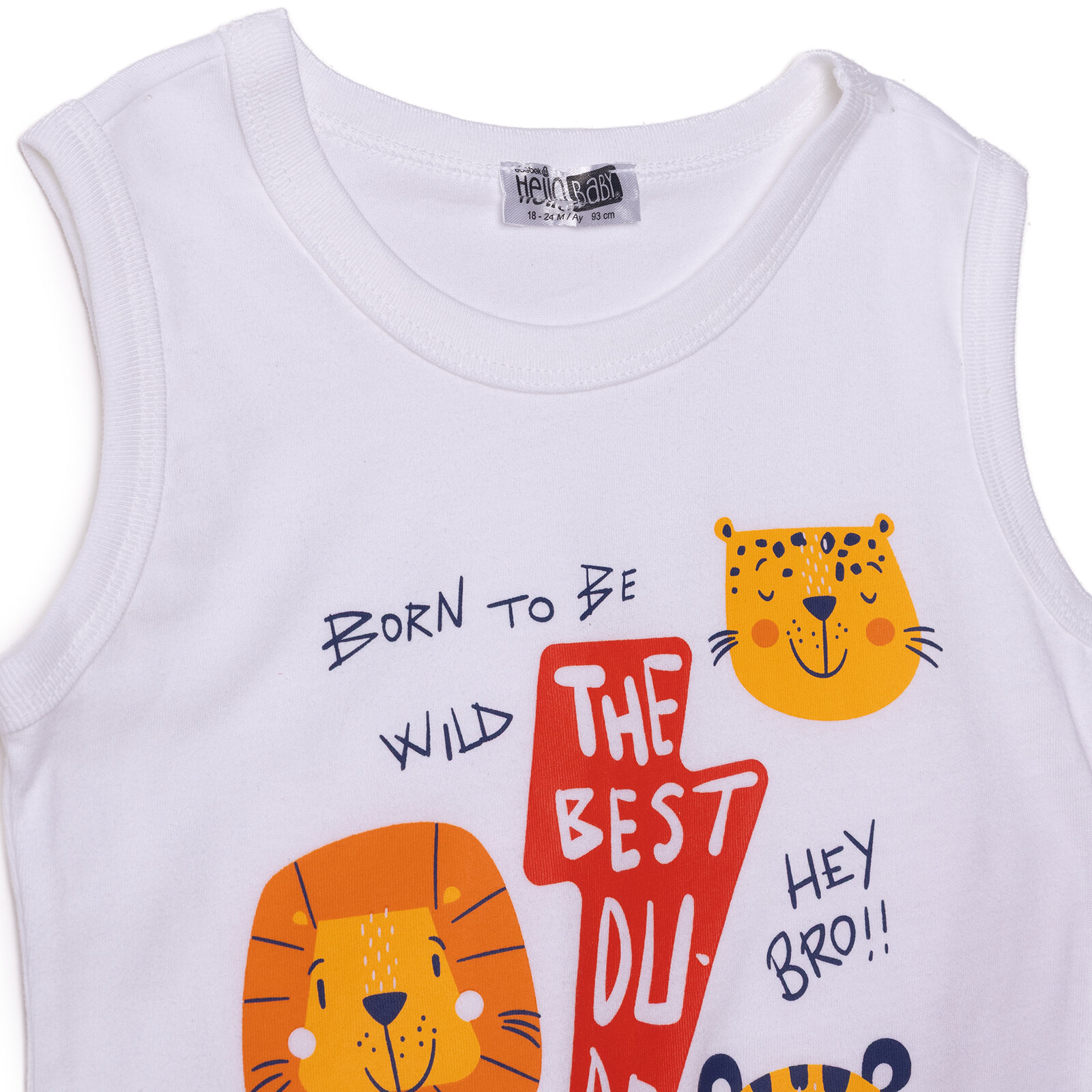 Erkek Bebek Atlet-Şort Süprem Bisiklet Yaka Atlet Kol Reçme Paça Erkek Bebek Atlet-Şort Süprem Bisiklet Yaka Atlet Kol Reçme Paça