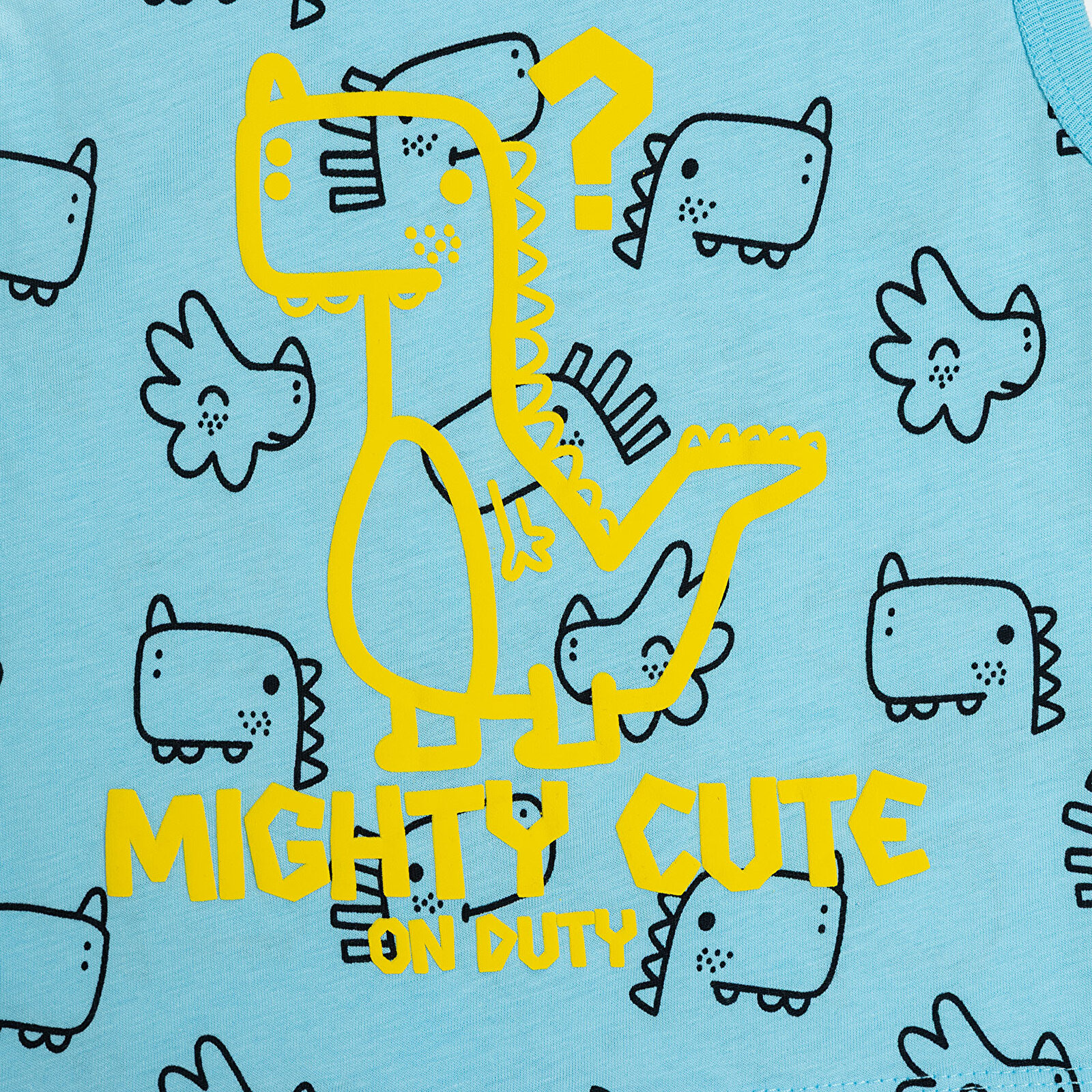 Erkek Bebek Atlet Tshirt Bisiklet Yaka Atlet Kol