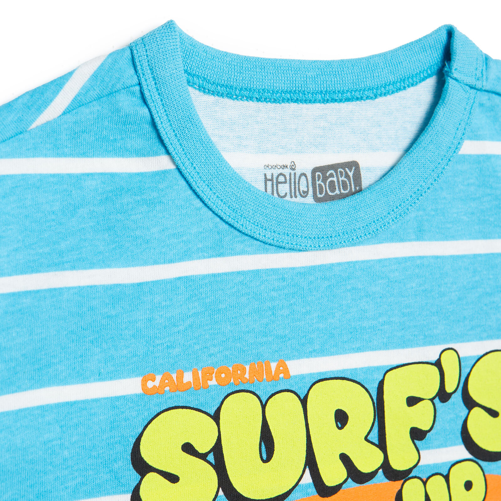 Erkek Bebek Atlet Tshirt Süprem Bisiklet Yaka Atlet Kol