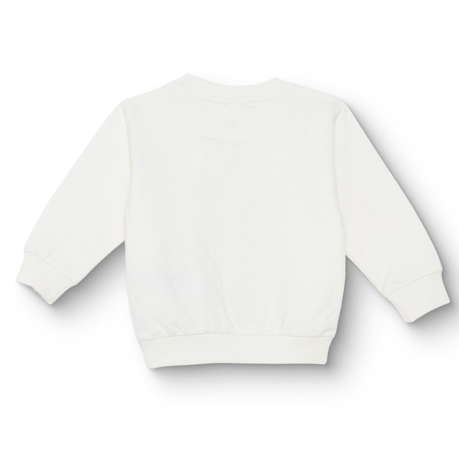 Erkek Bebek Basic Sweatshirt Şardonlu Bisiklet Yaka Uzun Kol