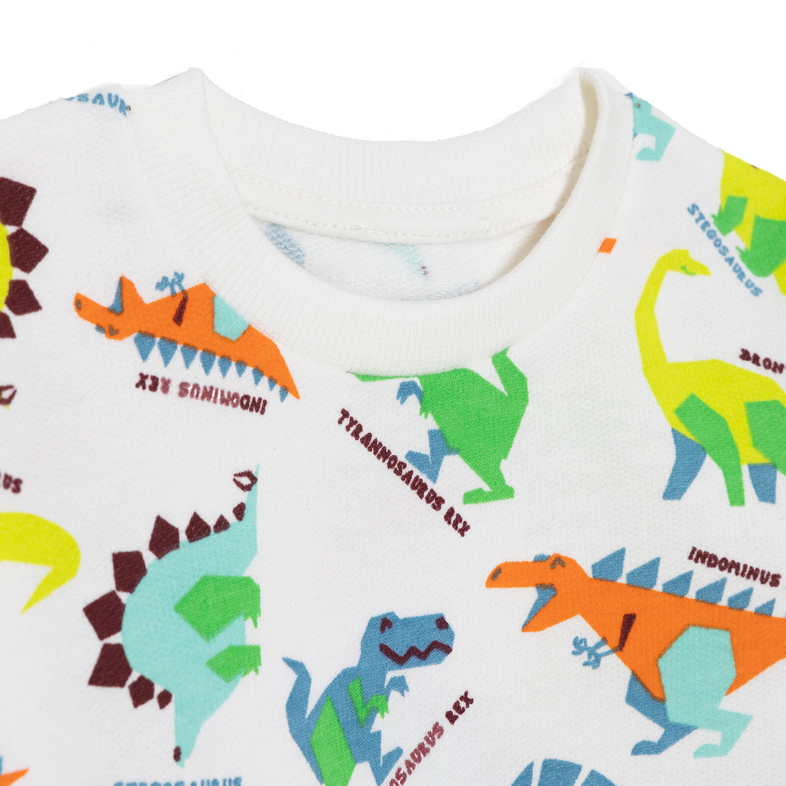 Erkek Bebek Basic Sweatshirt Şardonlu Bisiklet Yaka Uzun Kol