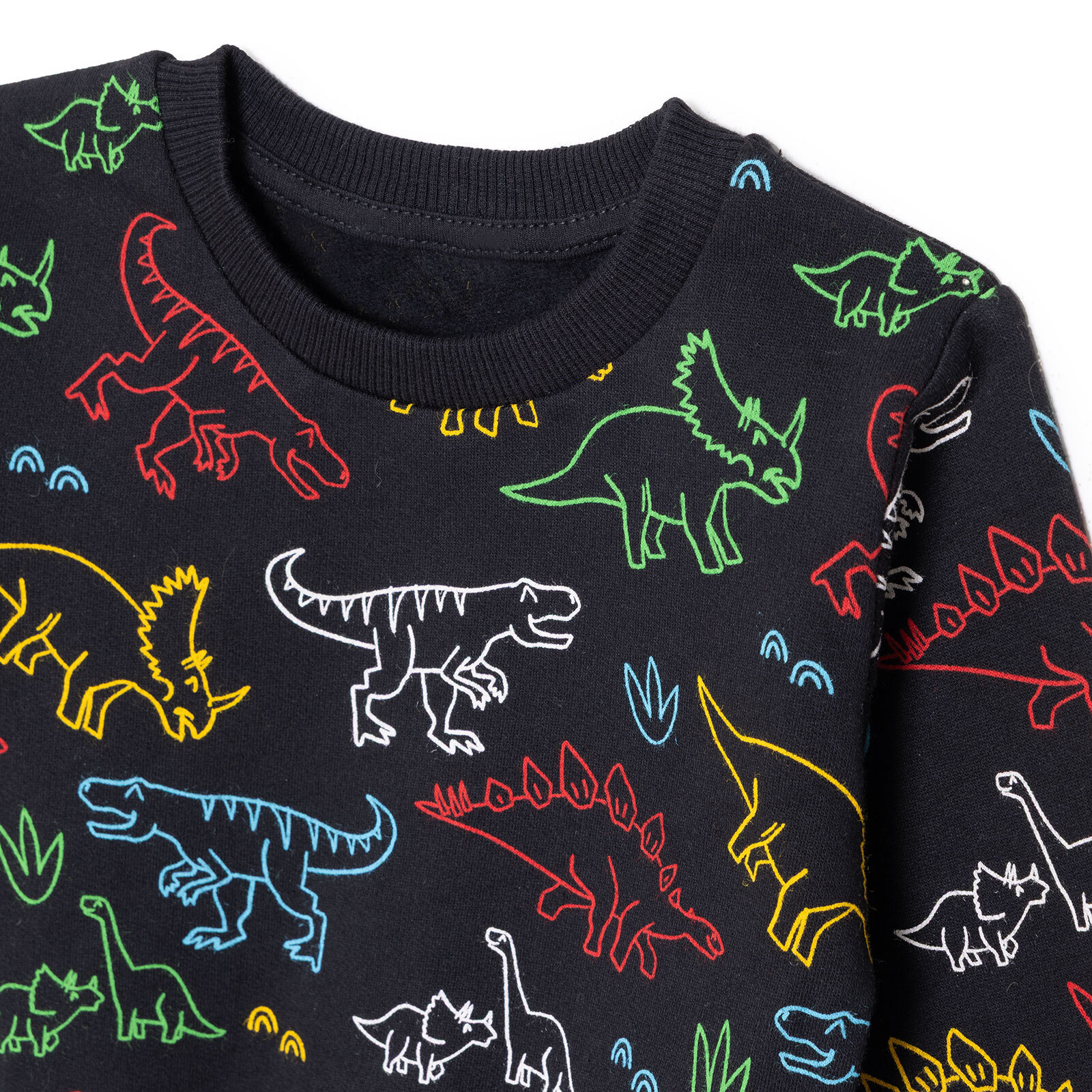 Erkek Bebek Basic Sweatshirt Şardonlu Bisiklet Yaka Uzun Kol Erkek Bebek Basic Sweatshirt Şardonlu Bisiklet Yaka Uzun Kol