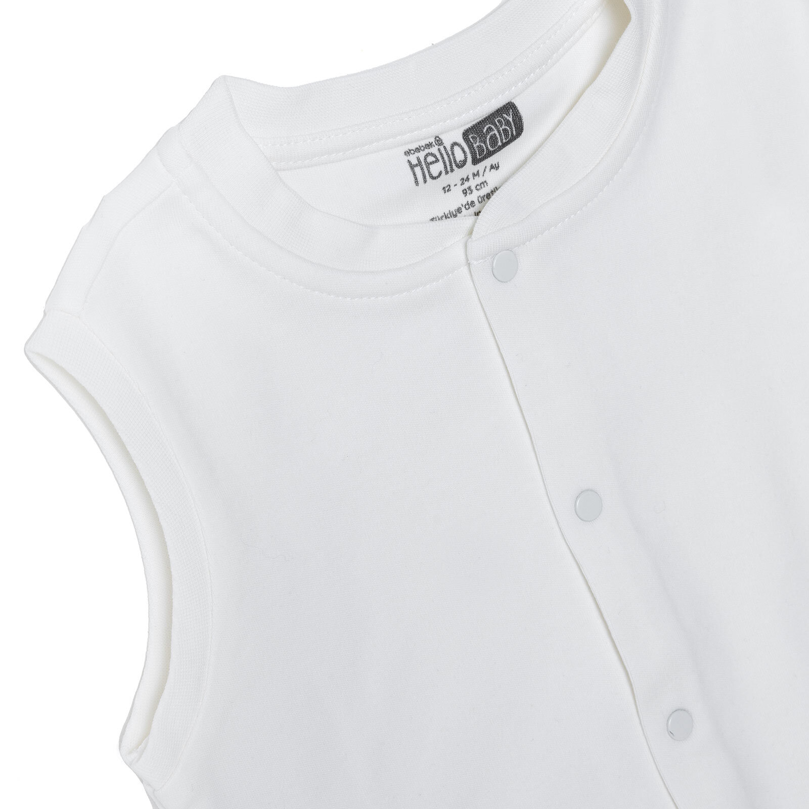 Erkek Bebek Basic Yelek İnterlok Bisiklet Yaka Atlet Kol