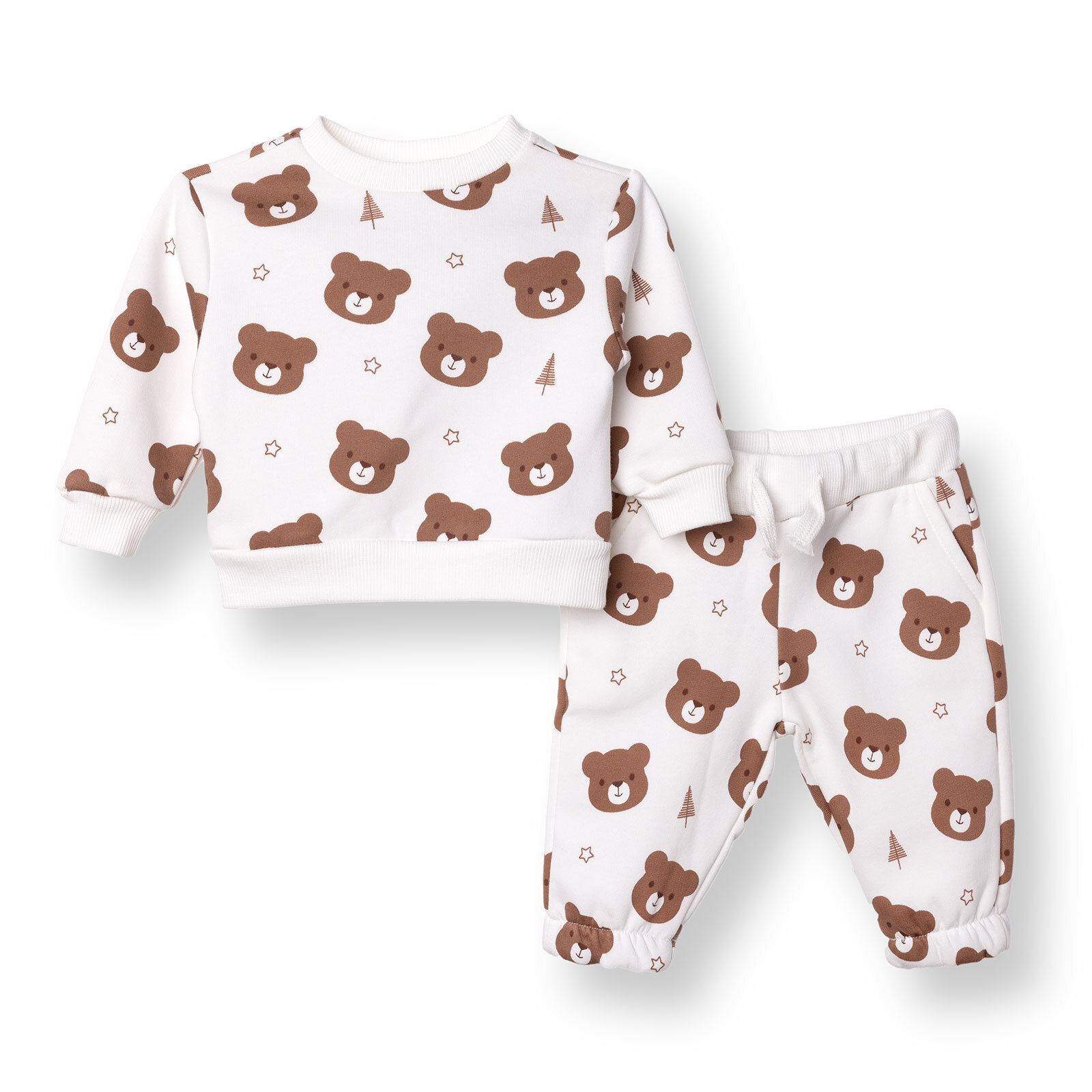 Erkek Bebek Camp Life  Eşofman Takımı Bisiklet Yaka Uzun Kol Lastikli Paça