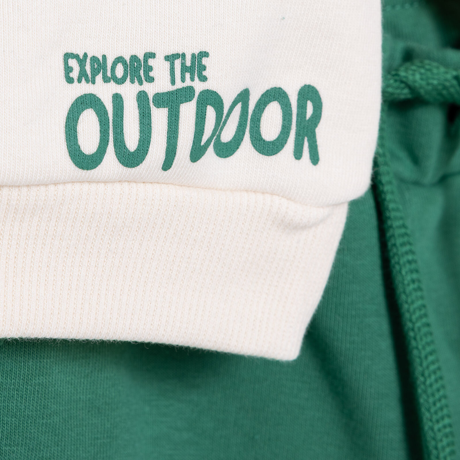 Erkek Bebek Camp Life Eşofman Takımı Bisiklet Yaka Uzun Kol Ribana Paça