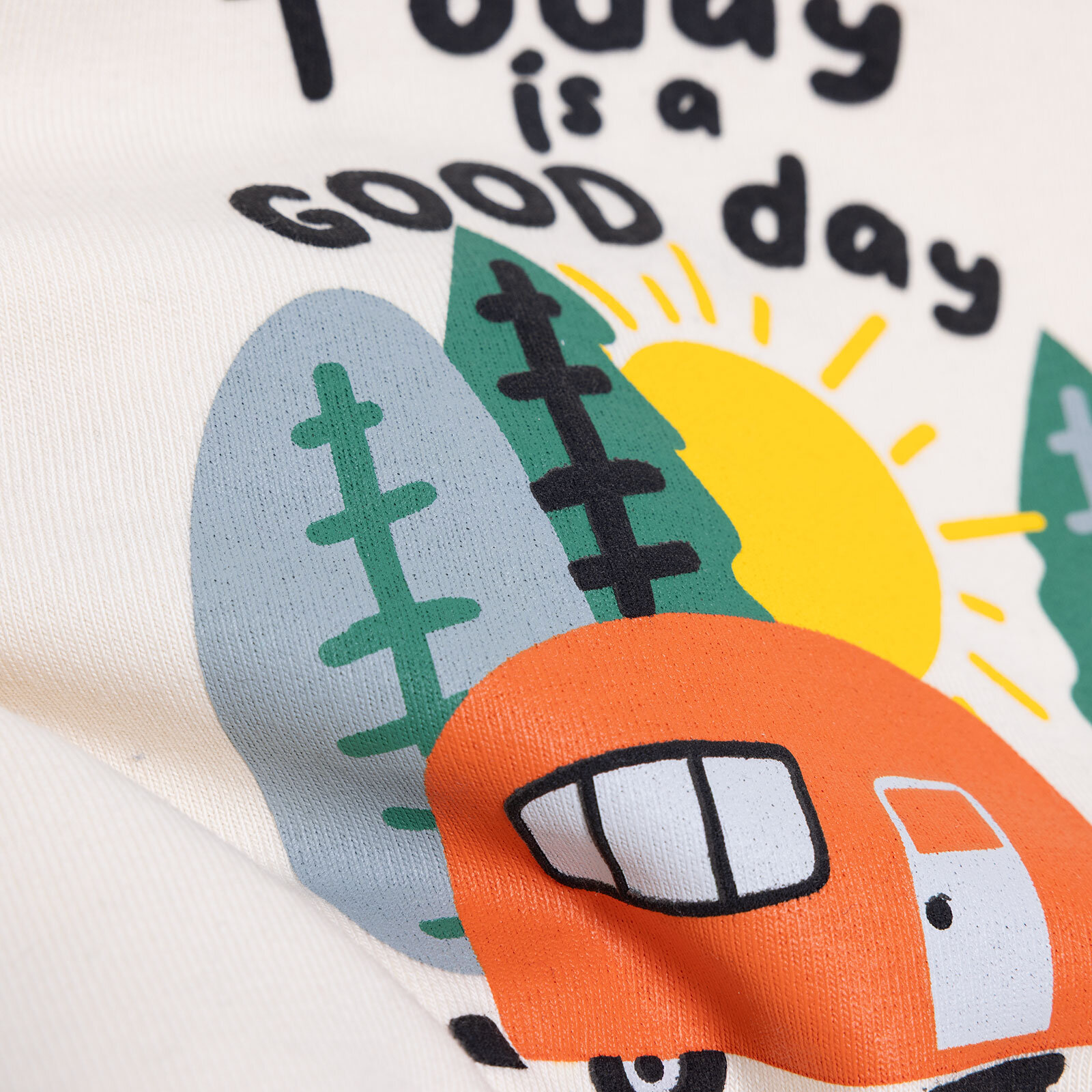 Erkek Bebek Camp Life Eşofman Takımı Bisiklet Yaka Uzun Kol Ribana Paça