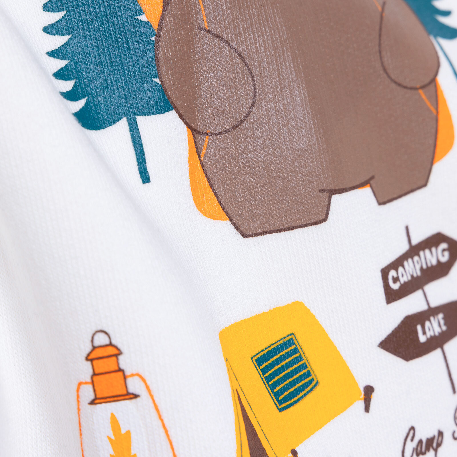 Erkek Bebek Camp Life Kapüşonlu Sweatshirt Fermuarlı Uzun Kol