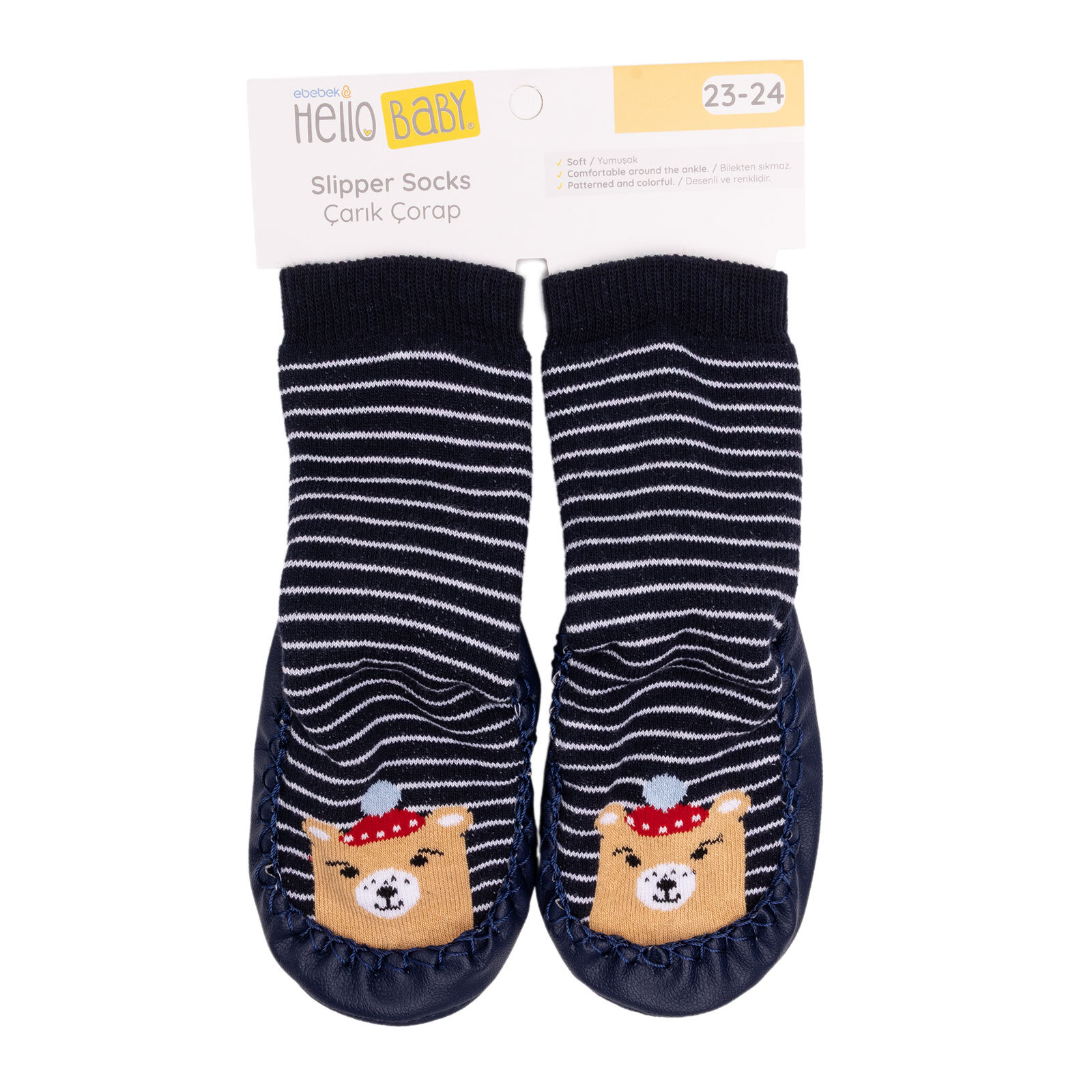 Erkek Bebek Çarık Çorap