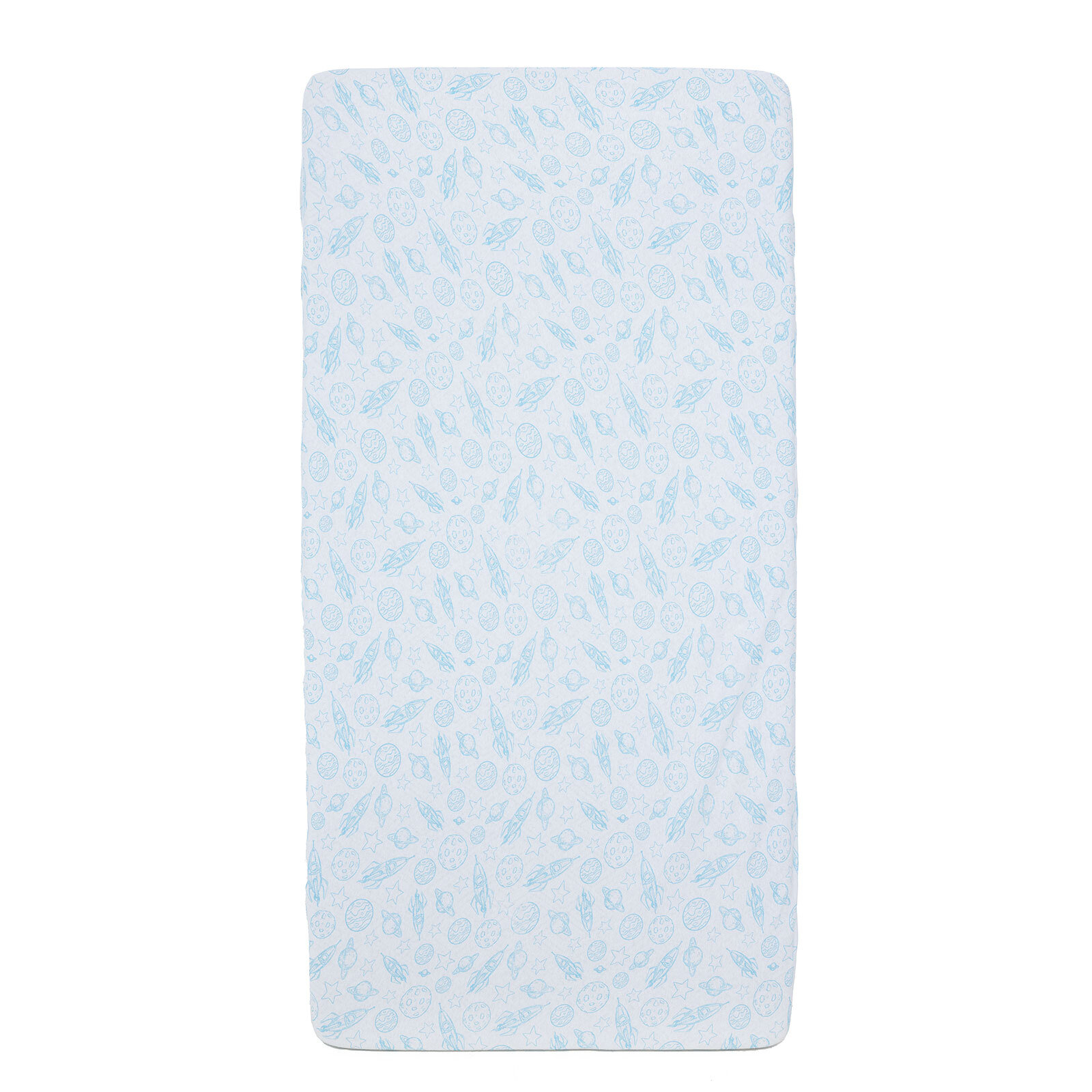 Erkek Bebek Çarşaf Poplin Lastikli 70x140 cm