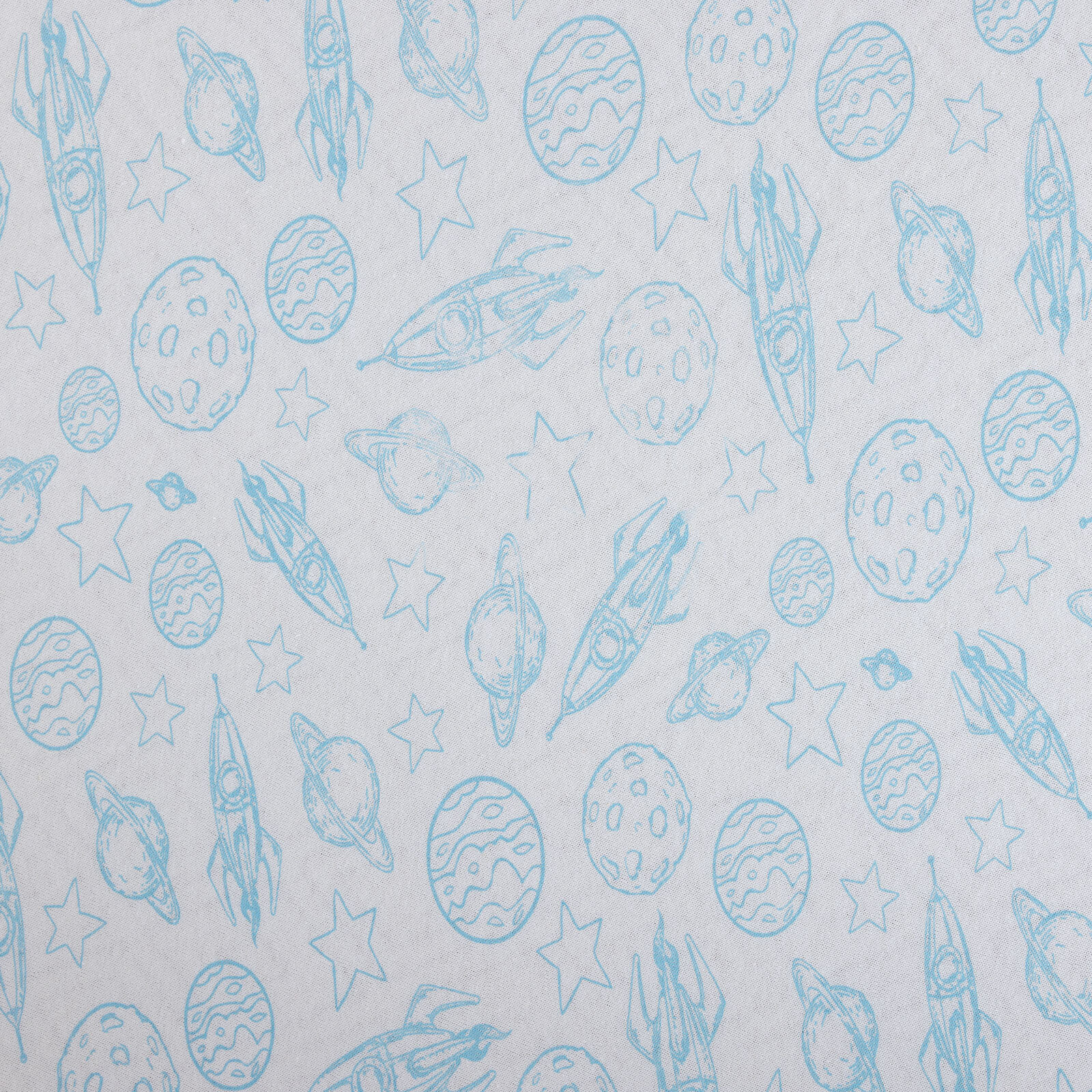 Erkek Bebek Çarşaf Poplin Lastikli 70x140 cm