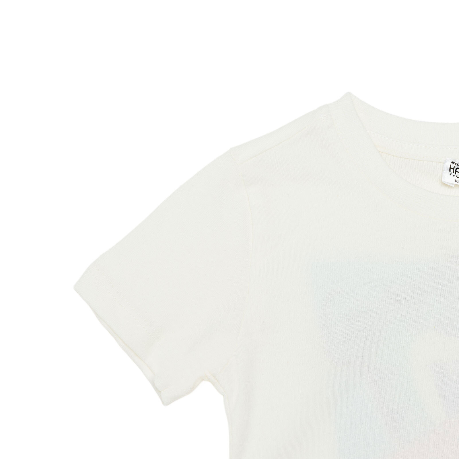 Erkek Bebek Colorful Summer Tshirt Bisiklet Yaka Kısa Kol