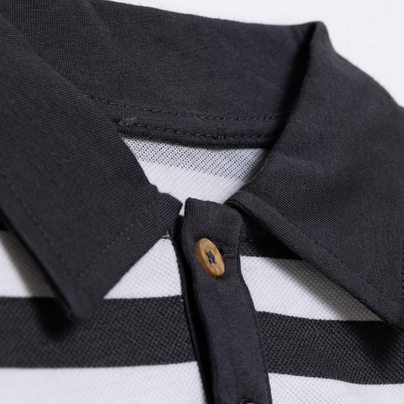 Erkek Bebek Cool Boy Uzun Kol Tshirt Pike Gömlek Yaka