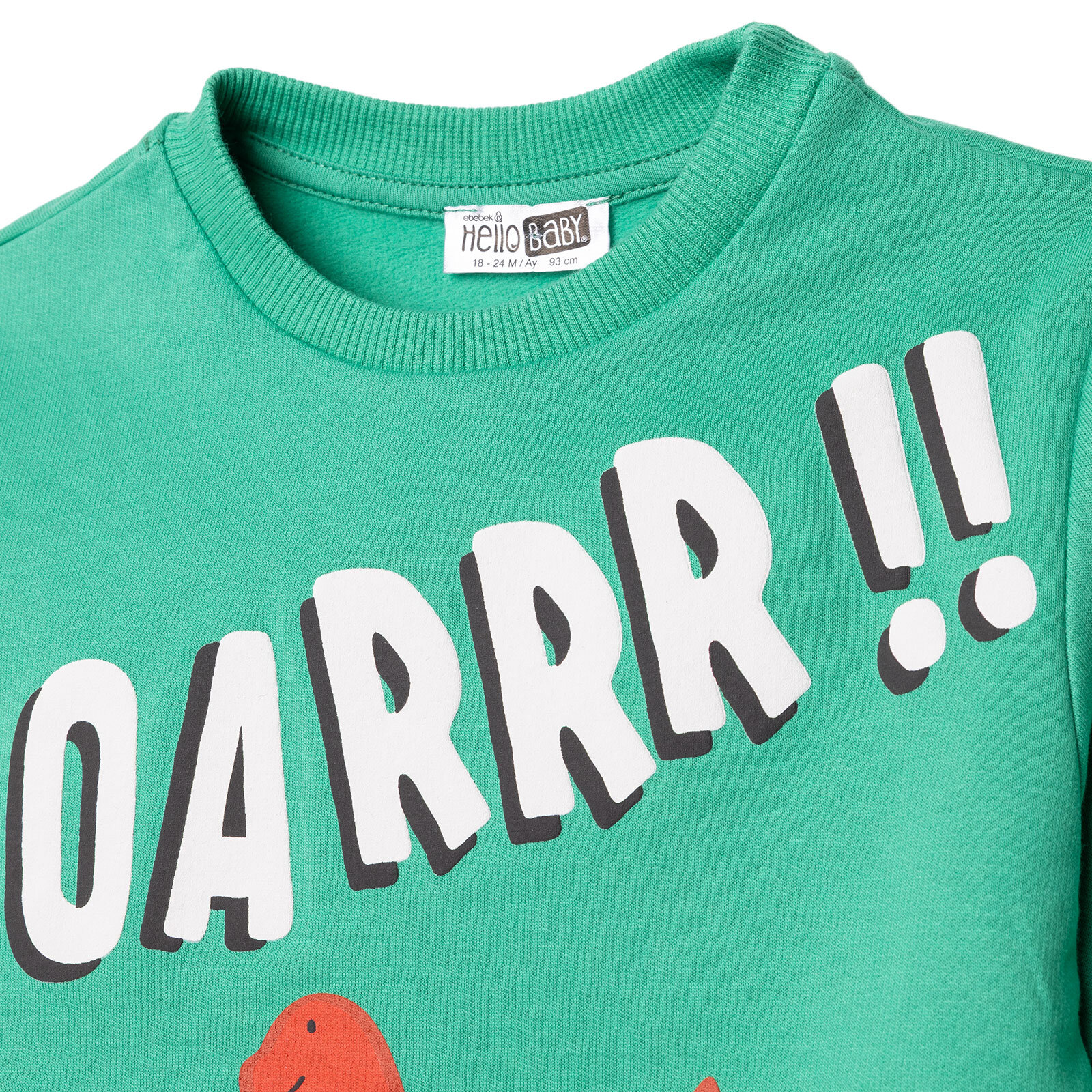 Erkek Bebek Cool Dino Eşofman Takımı Şardonlu Bisiklet Yaka Uzun Kol Ribanalı Paça Erkek Bebek Cool Dino Eşofman Takımı Şardonlu Bisiklet Yaka Uzun Kol Ribanalı Paça