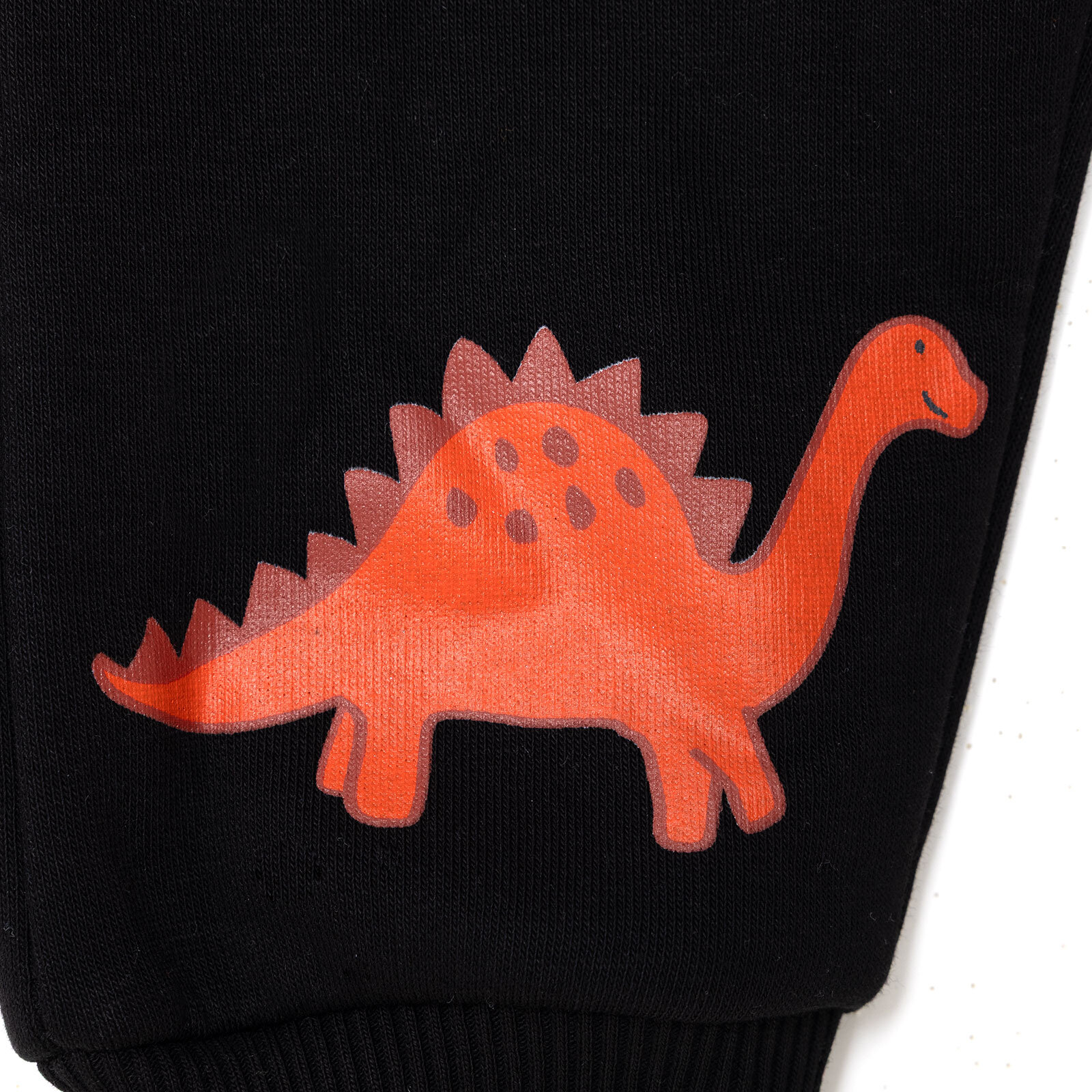 Erkek Bebek Cool Dino Eşofman Takımı Üç İplik Kapüşonlu Yaka Uzun Kol Ribanalı Paça