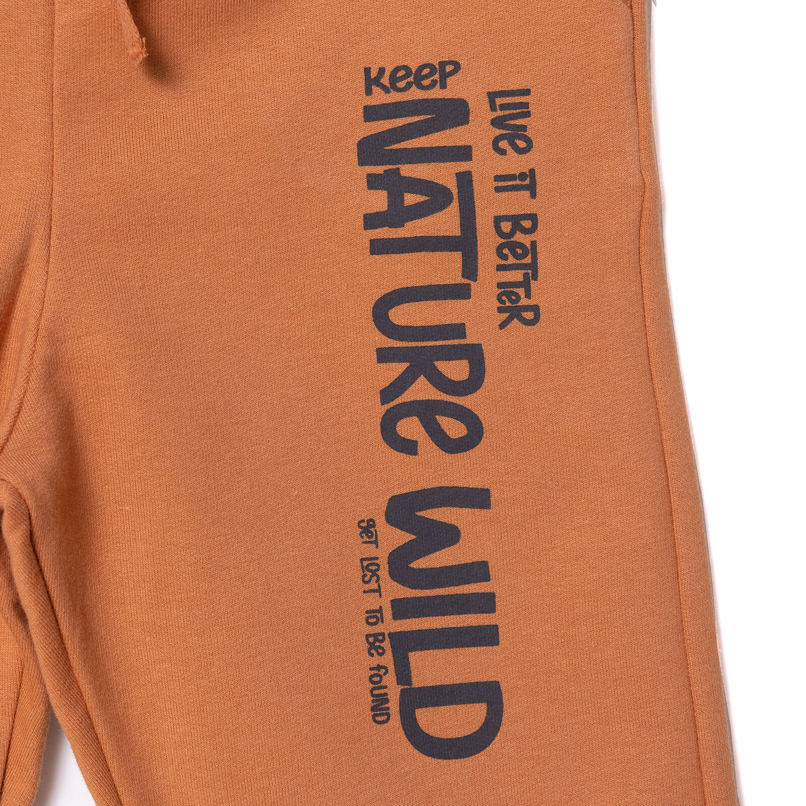 Erkek Bebek Eşofman Takım Bisiklet Yaka Uzun Kol Ribanalı