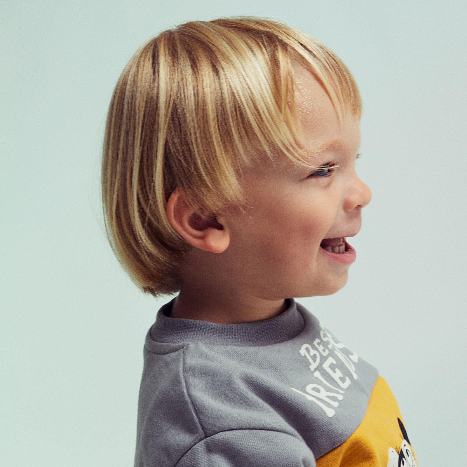 Erkek Bebek Eşofman Takım Bisiklet Yaka Uzun Kol