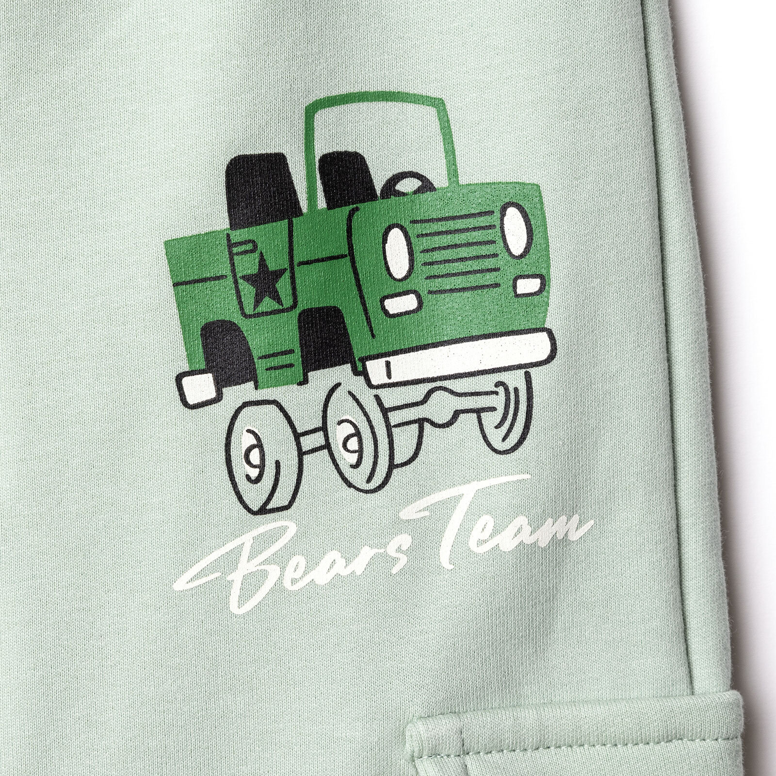 Erkek Bebek Eşofman Takımı Bisiklet Yaka Uzun Kol Ribanalı