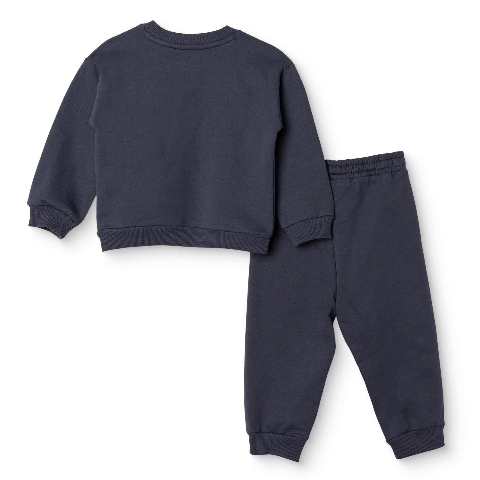 Erkek Bebek Eşofman Takımı Bisiklet Yaka Uzun Kol Ribanalı Paça