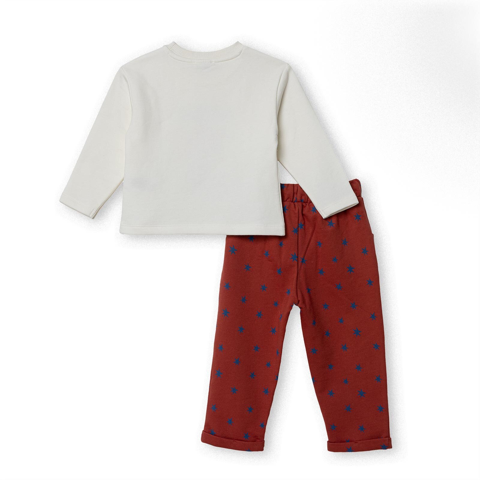 Erkek Bebek Eşofman Takımı Circus Bisiklet Yaka Uzun Kol Duble Paça