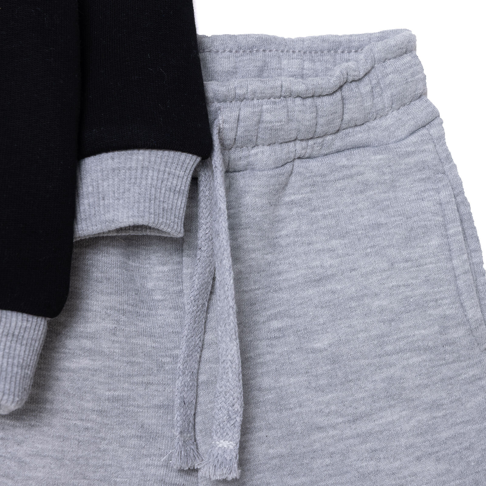 Erkek Bebek Eşofman Takımı Fermuarlı Bisiklet Yaka Uzun Kol Ribanalı Paça