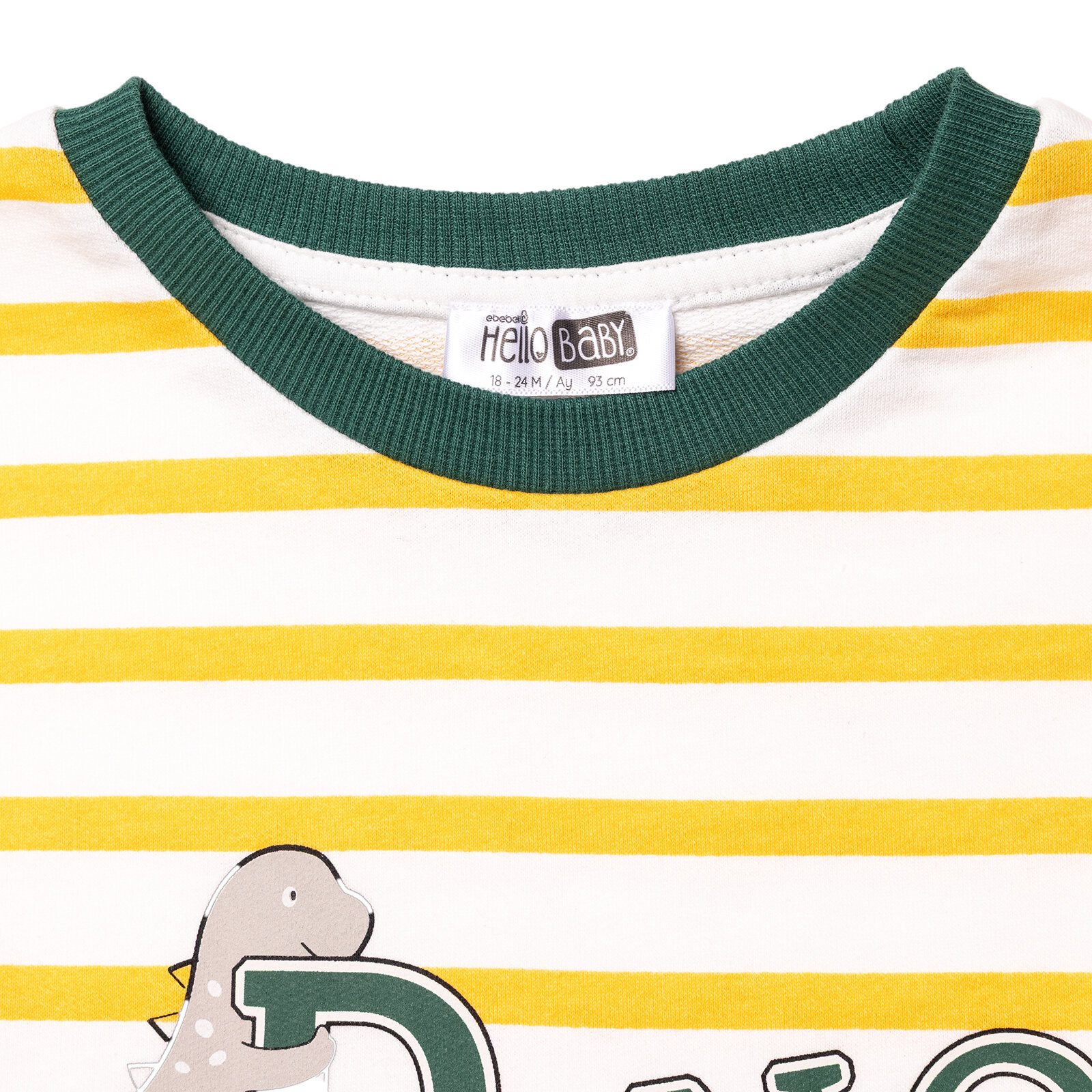 Erkek Bebek Eşofman Takımı İki İplik Bisiklet Yaka Uzun Kol