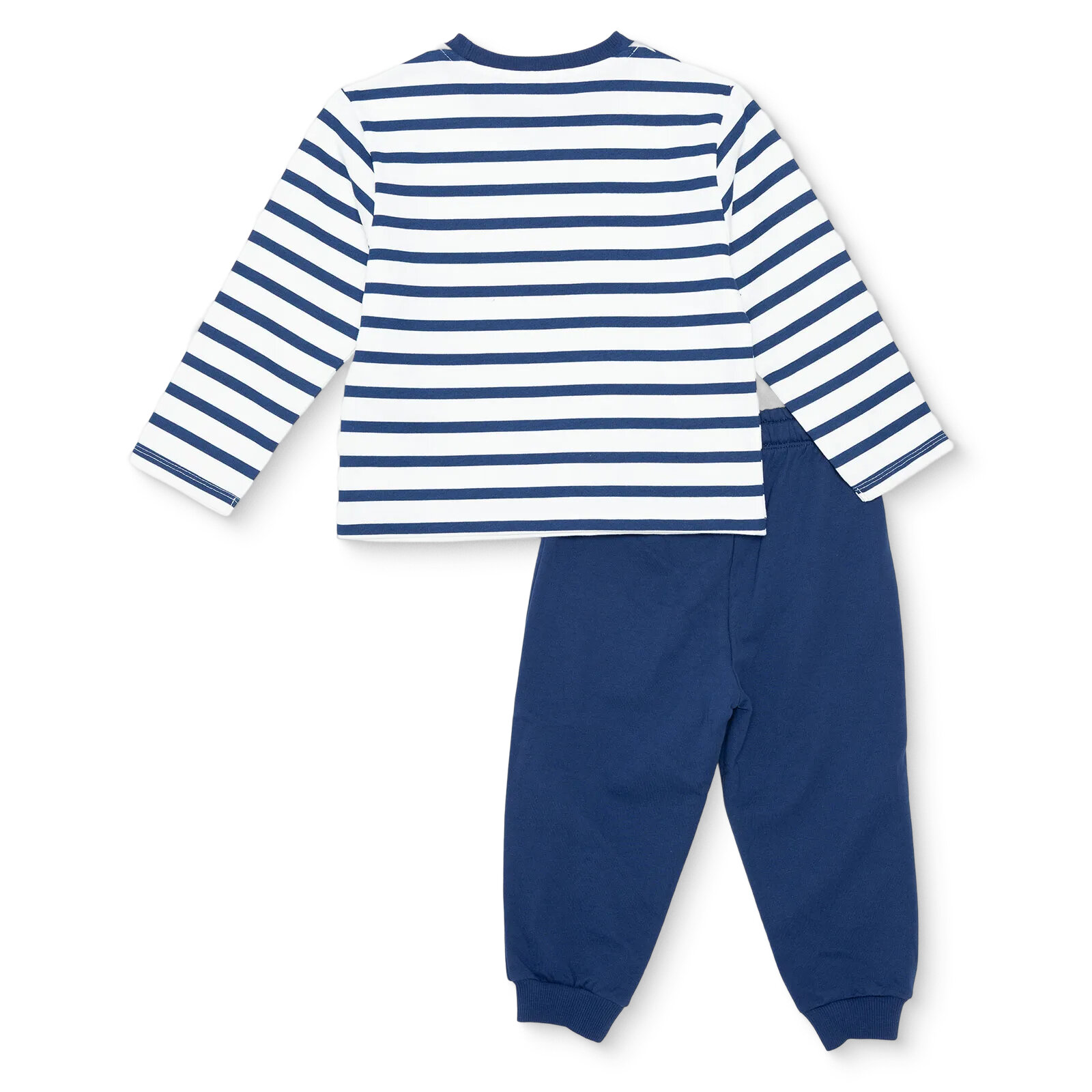 Erkek Bebek Eşofman Takımı İki İplik Bisiklet Yaka Uzun Kol