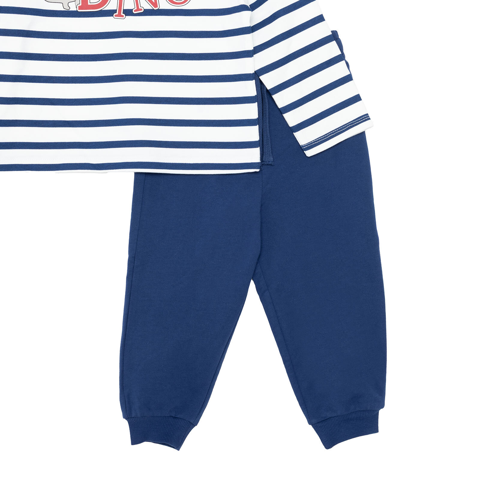 Erkek Bebek Eşofman Takımı İki İplik Bisiklet Yaka Uzun Kol