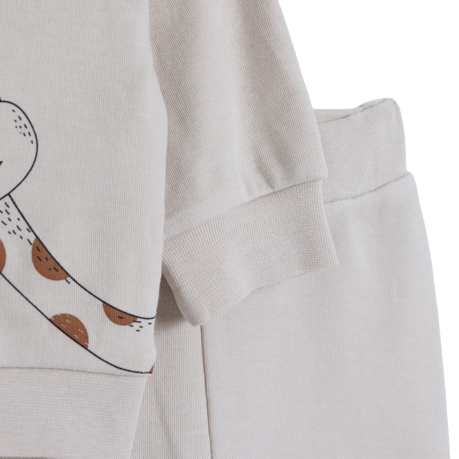 Erkek Bebek Eşofman Takımı İnterlok Bisiklet Yaka Uzun Kol Lastikli Paça