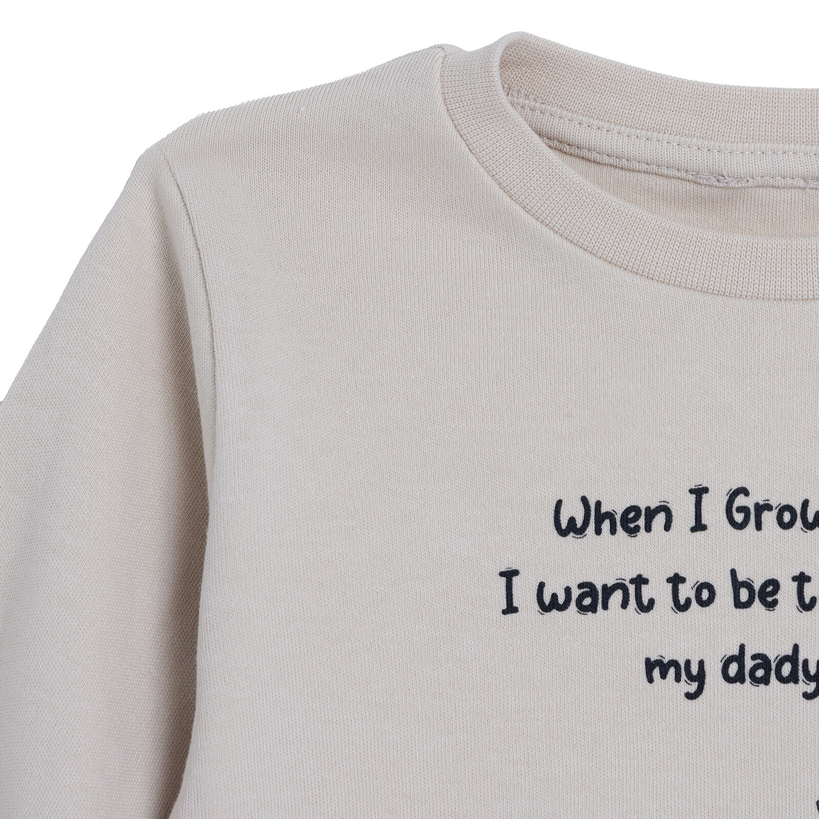 Erkek Bebek Eşofman Takımı İnterlok Bisiklet Yaka Uzun Kol Lastikli Paça