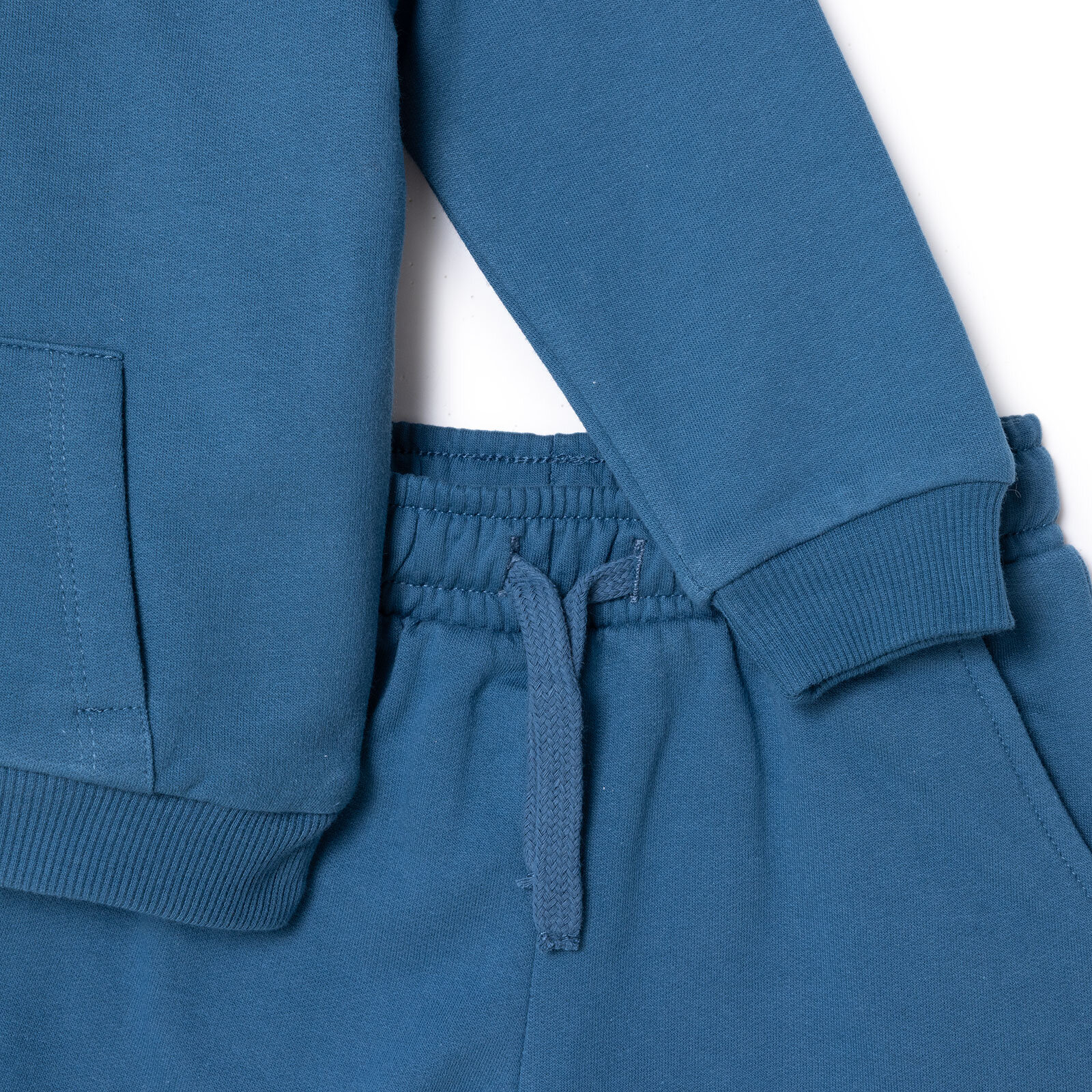 Erkek Bebek Eşofman Takımı Motto Boy Bisiklet Yaka Uzun Kol Ribanalı