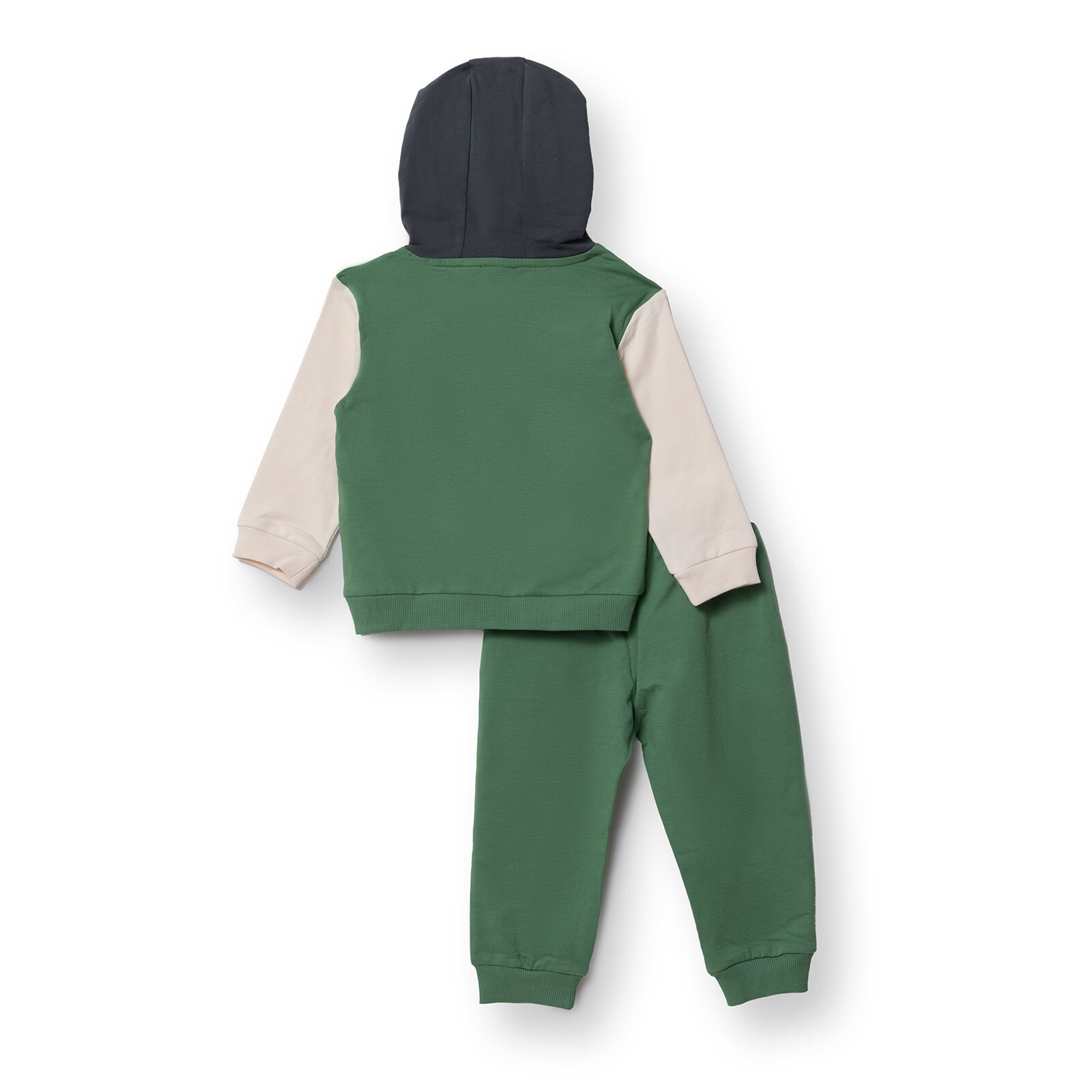 Erkek Bebek Eşofman Takımı Motto Boy Bisiklet Yaka Uzun Kol