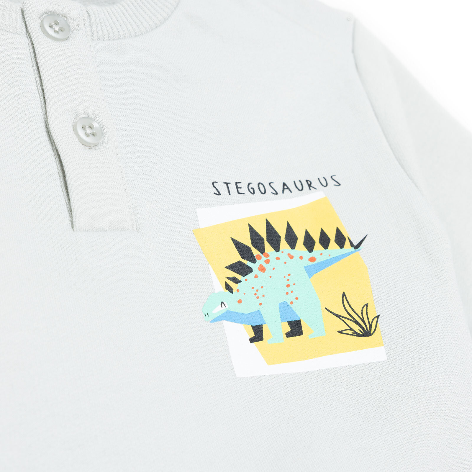 Erkek Bebek Eşofman Takımı Şardonlu Bisiklet Yaka Uzun Kol Ribanalı Paça