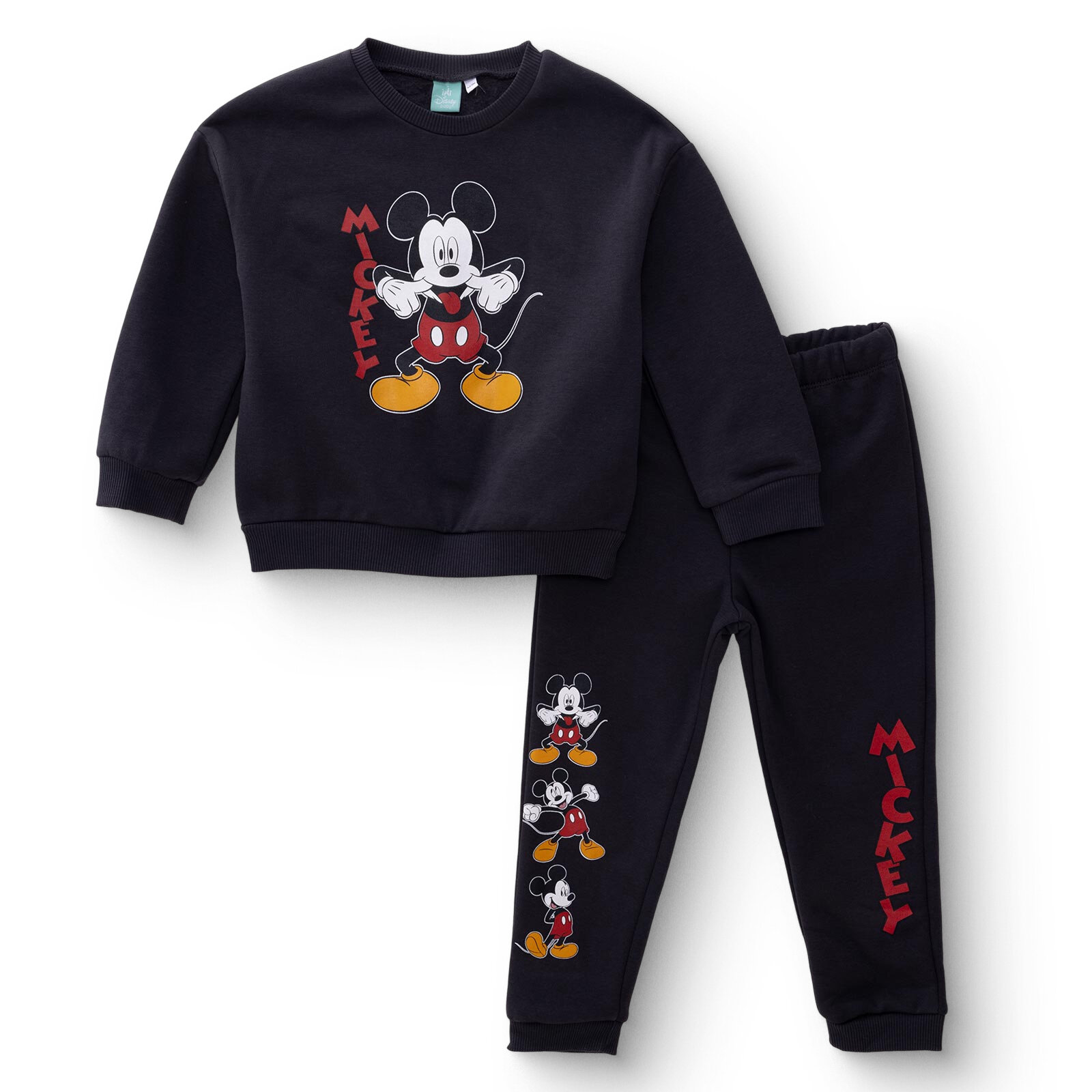 Erkek Bebek Eşofman Takımı Şardonlu Üç İplik Bisiklet Yaka Uzun Kol Ribanalı Paça Erkek Bebek Eşofman Takımı Şardonlu Üç İplik Bisiklet Yaka Uzun Kol Ribanalı Paça