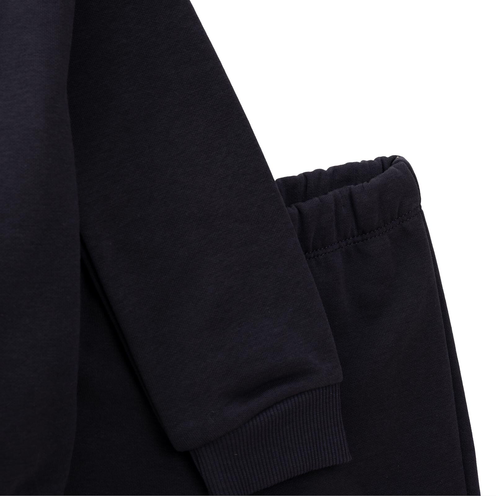 Erkek Bebek Eşofman Takımı Şardonlu Üç İplik Bisiklet Yaka Uzun Kol Ribanalı Paça Erkek Bebek Eşofman Takımı Şardonlu Üç İplik Bisiklet Yaka Uzun Kol Ribanalı Paça