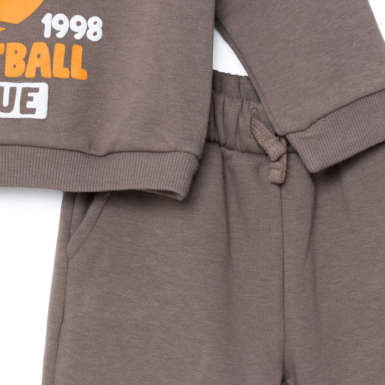 Erkek Bebek Eşofman Takımı Üç İplik Bisiklet Yaka Uzun Kol Ribanalı Paça Erkek Bebek Eşofman Takımı Üç İplik Bisiklet Yaka Uzun Kol Ribanalı Paça