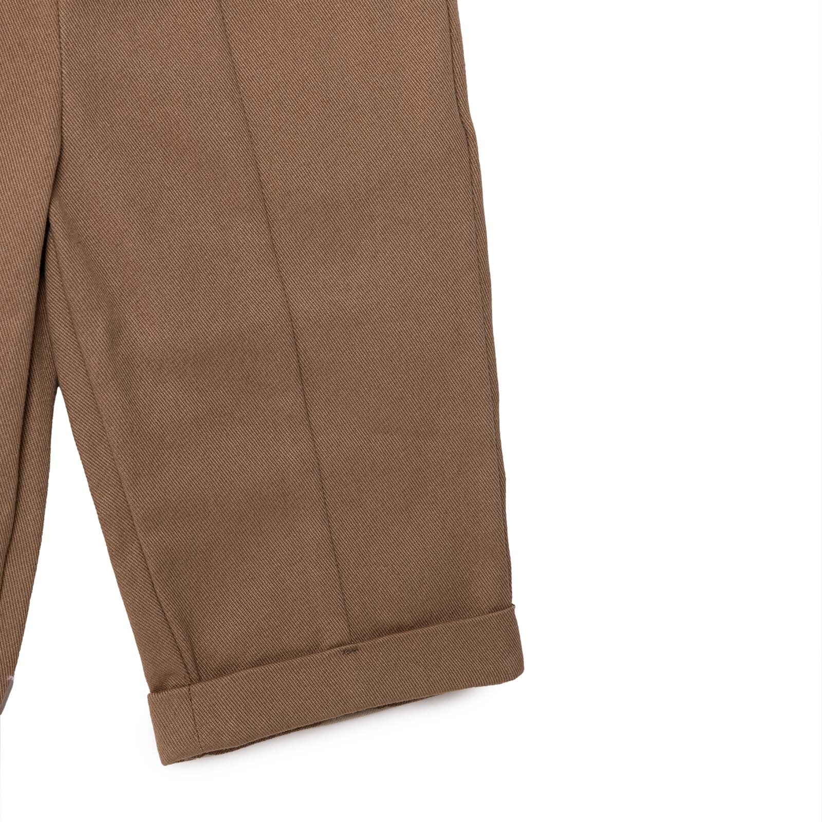 Erkek Bebek Gömlek-Pantolon Düğmeli Poplin Kapüşonlu Yaka Reçme Paça