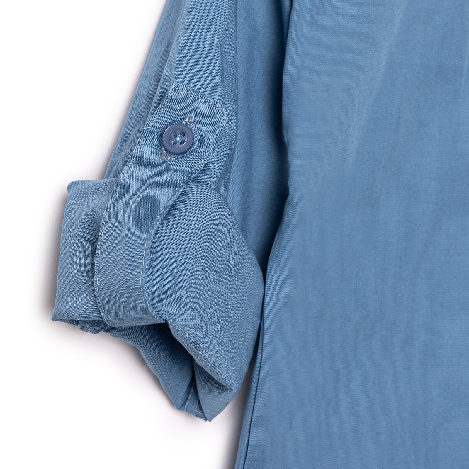 Erkek Bebek Gömlek-Pantolon Poplin Gömlek Yaka Reçme Paça