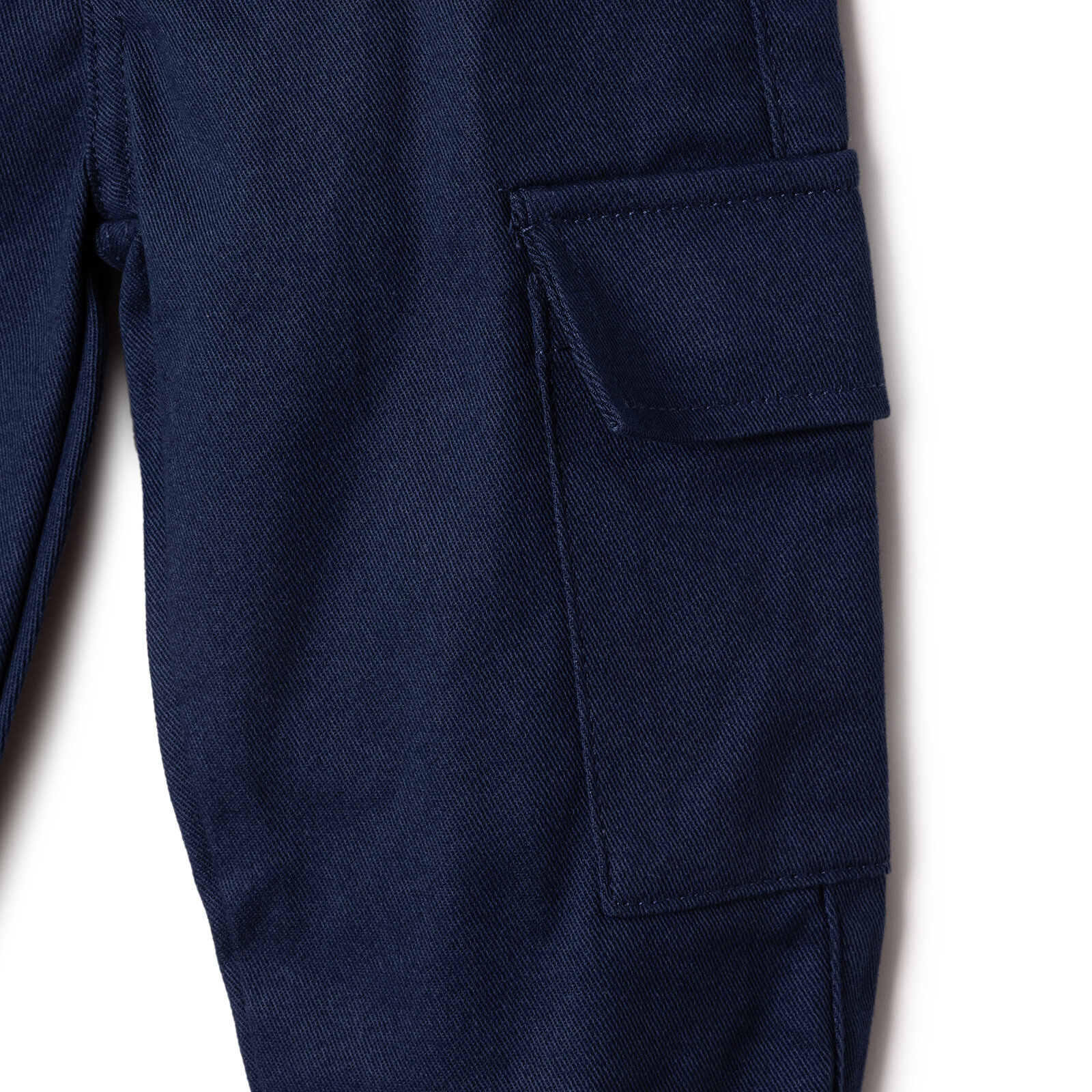 Erkek Bebek Gömlek-Pantolon Poplin Gömlek Yaka Reçme Paça